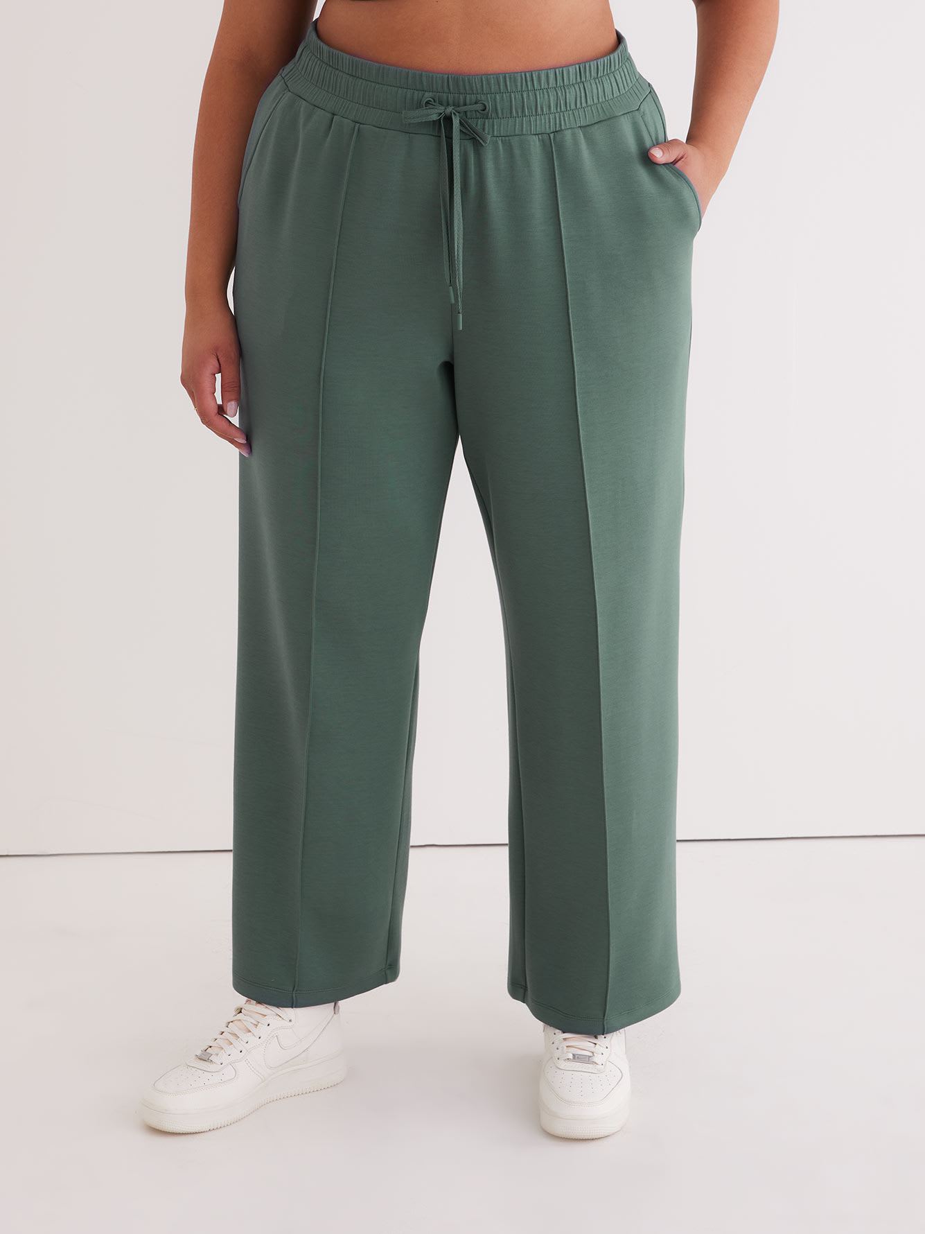Scuba Wide Leg Pant - Active Zone