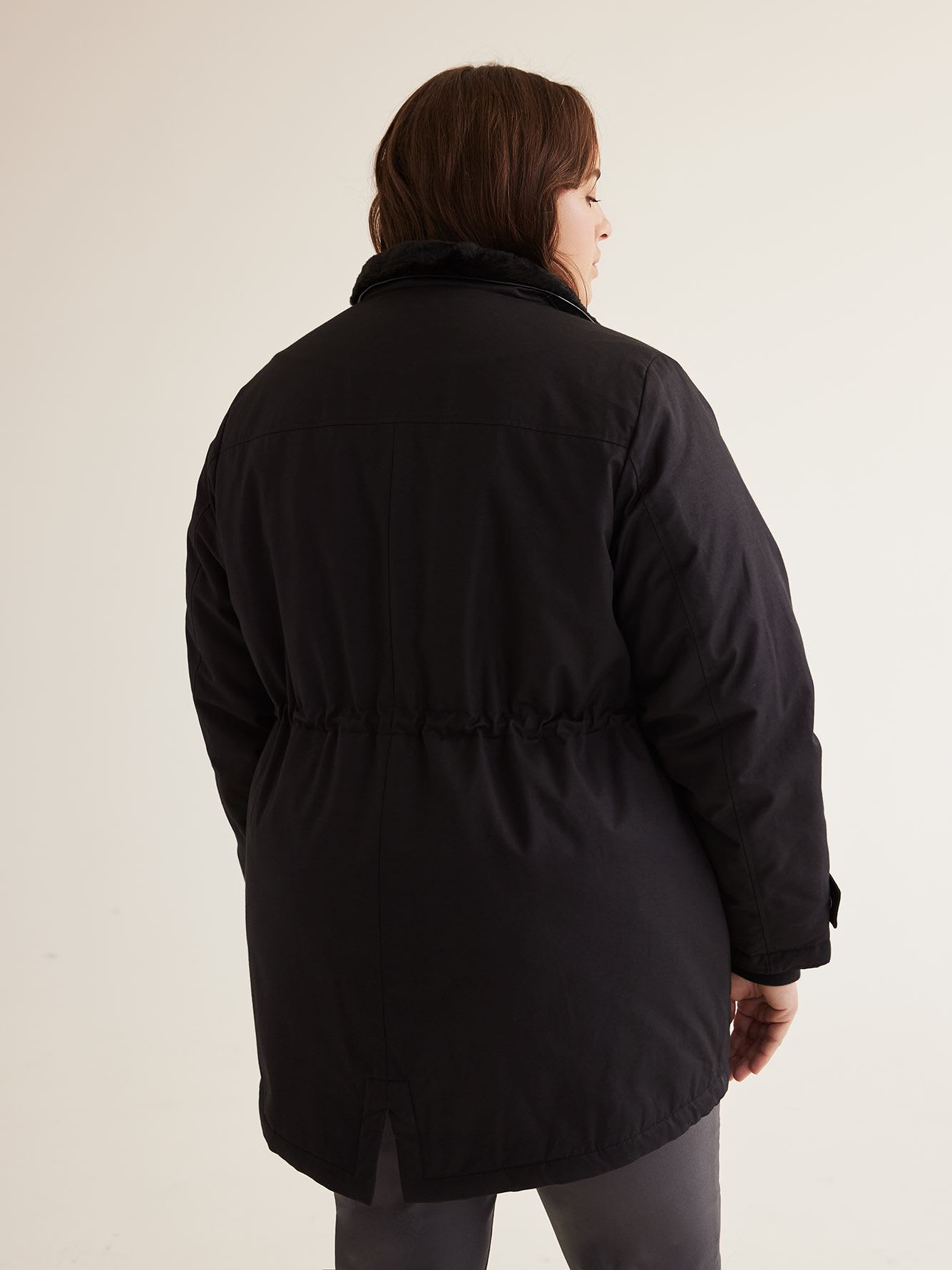 Responsible, Lined Parka Jacket with Removable Hood