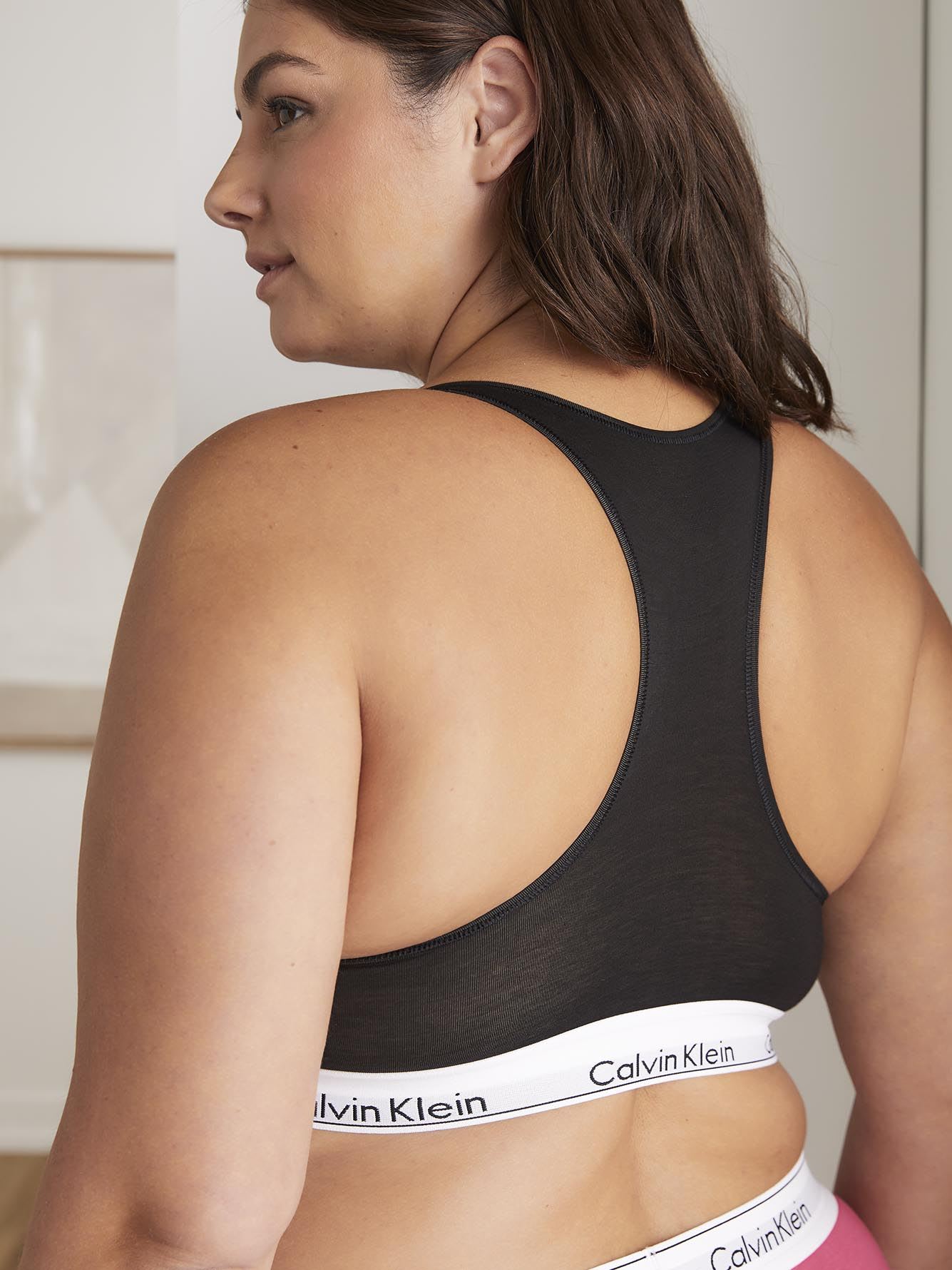 Unlined Cotton Bralette - Calvin Klein