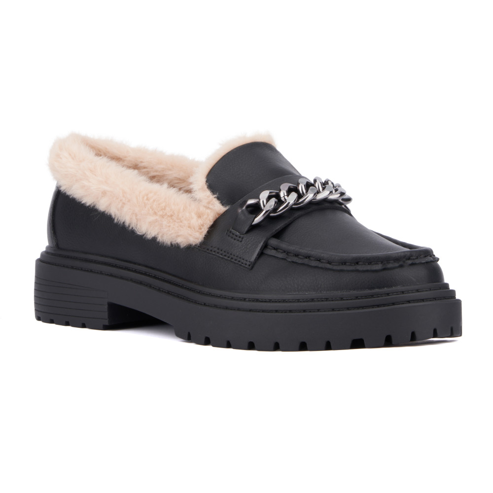 Women's Ida Loafer with faux fur - Wide width