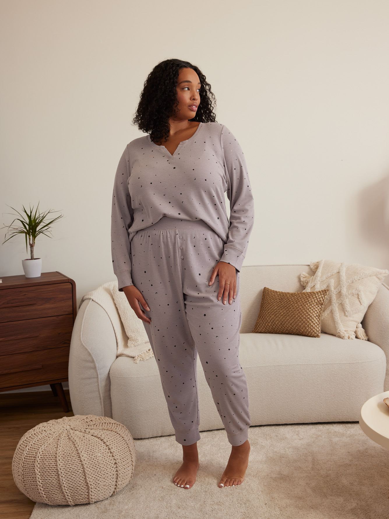 Waffle Knit Jogger Pyjama Pant - ti Voglio