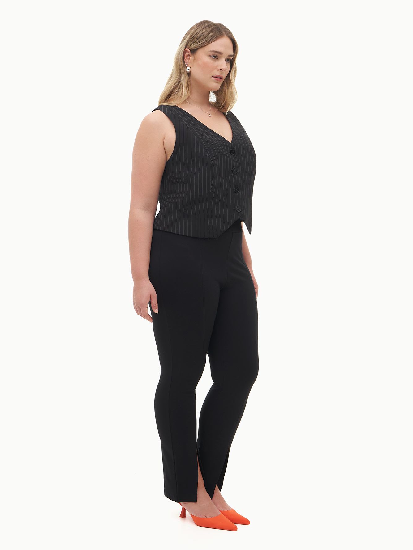 Pinstripe Vest - Addition Elle