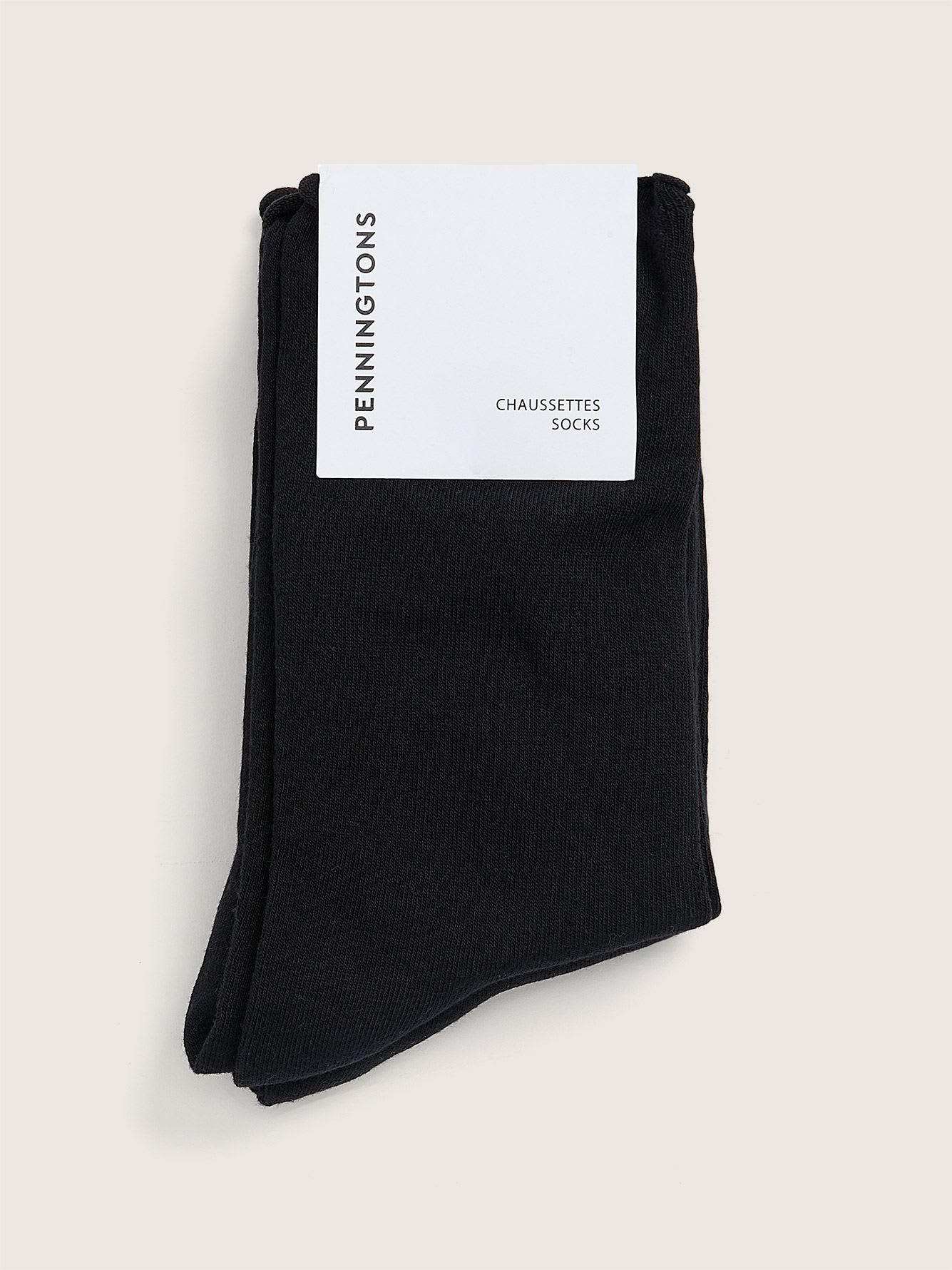 3-Pack Basic Rolled Edge Socks