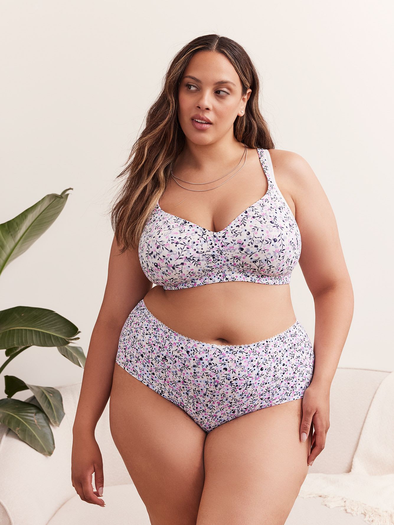 Leafy Berry Wireless Microfibre T-Shirt Bra - ti Voglio