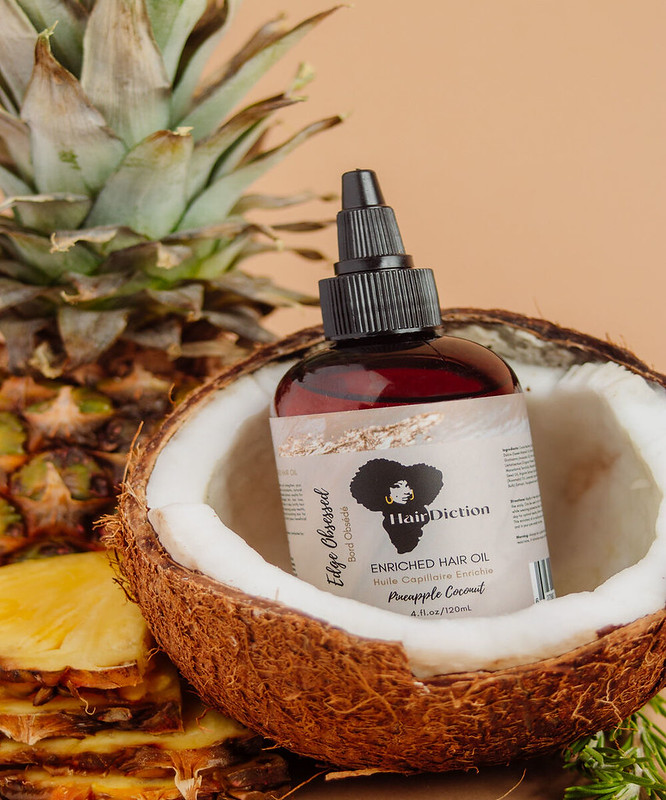 Edge Obsessed: Enriched Hair Oil-Pineapple Coconut-HairDiction