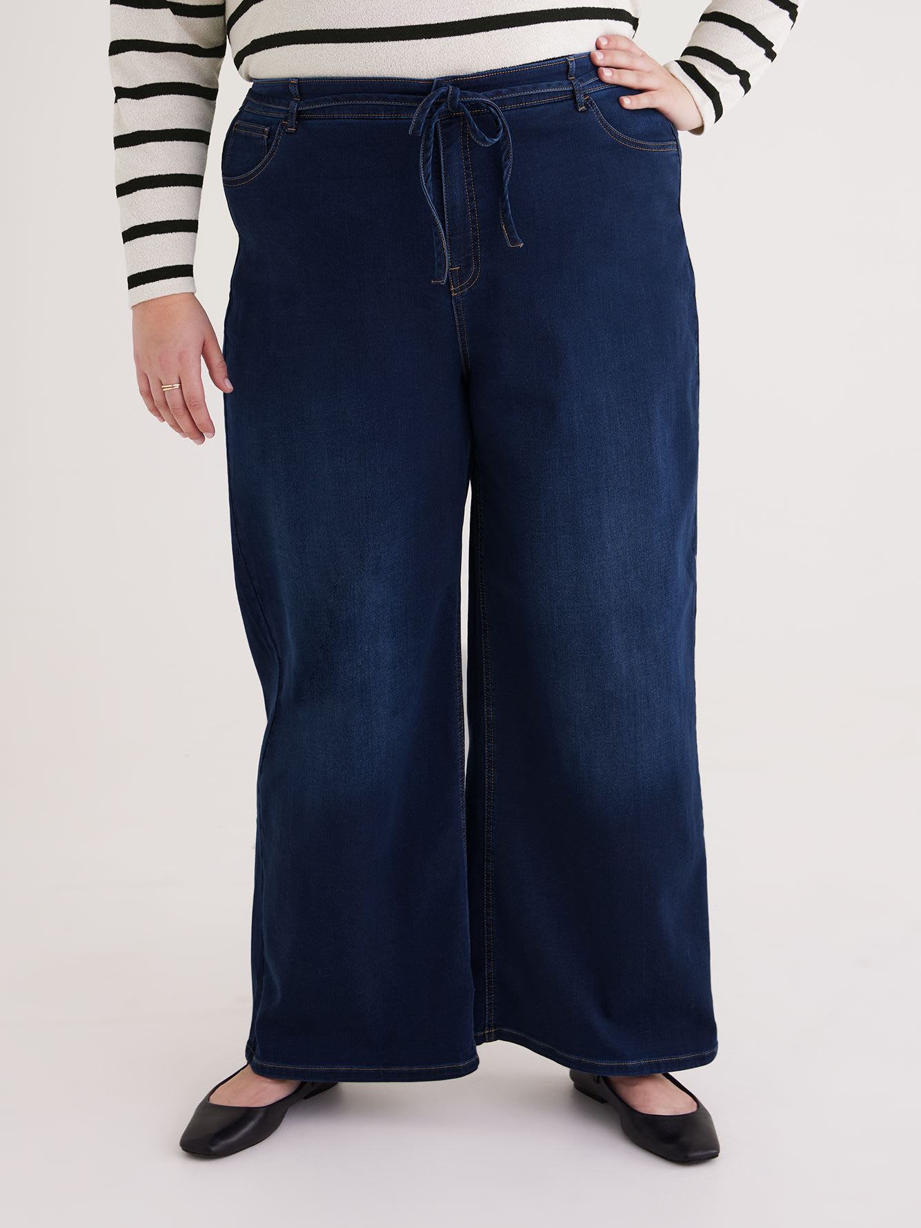 Responsible, High-Rise Wide-Leg Jeans - d/C Jeans