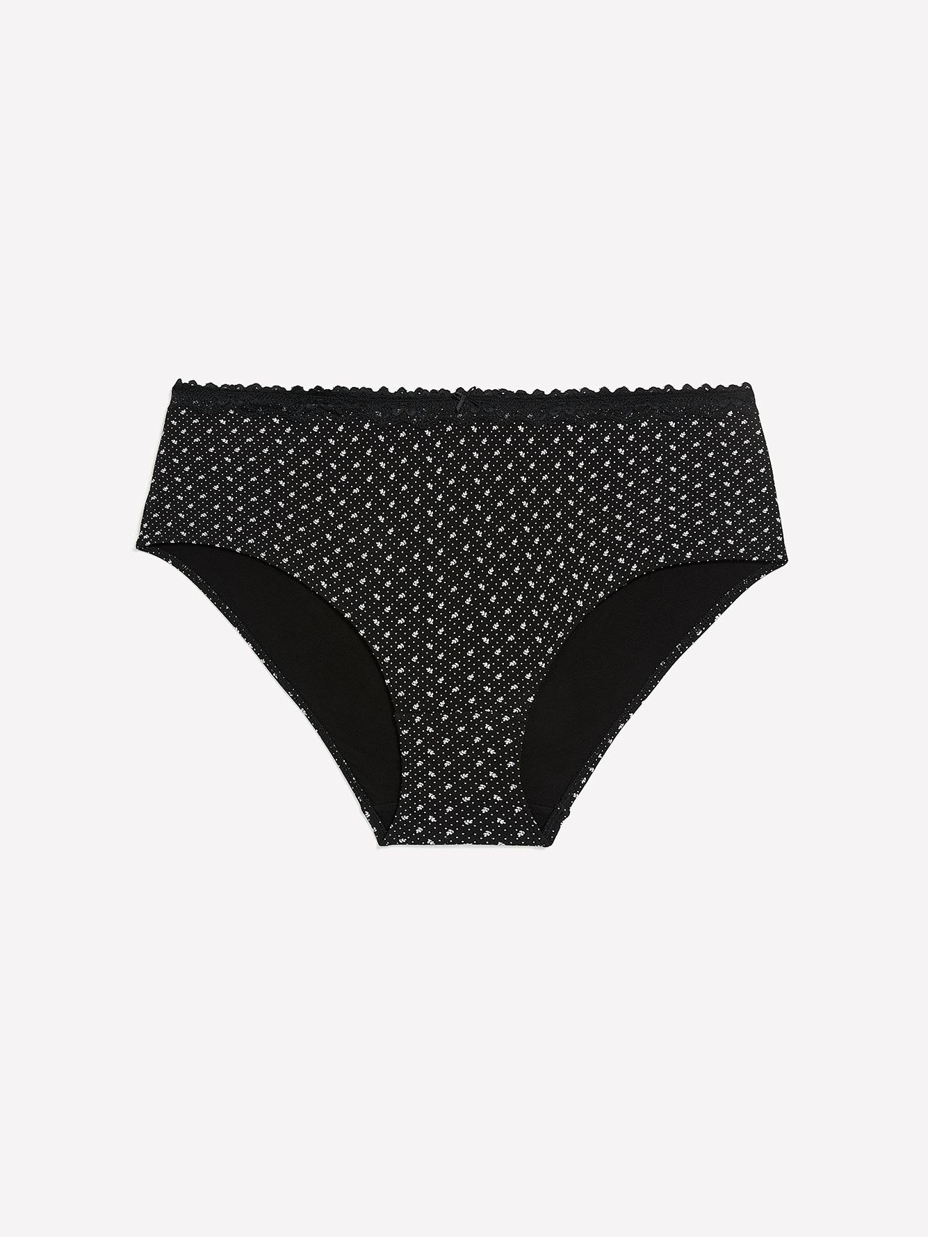 Leaf and Polka-Dot High-Cut Brief - ti Voglio