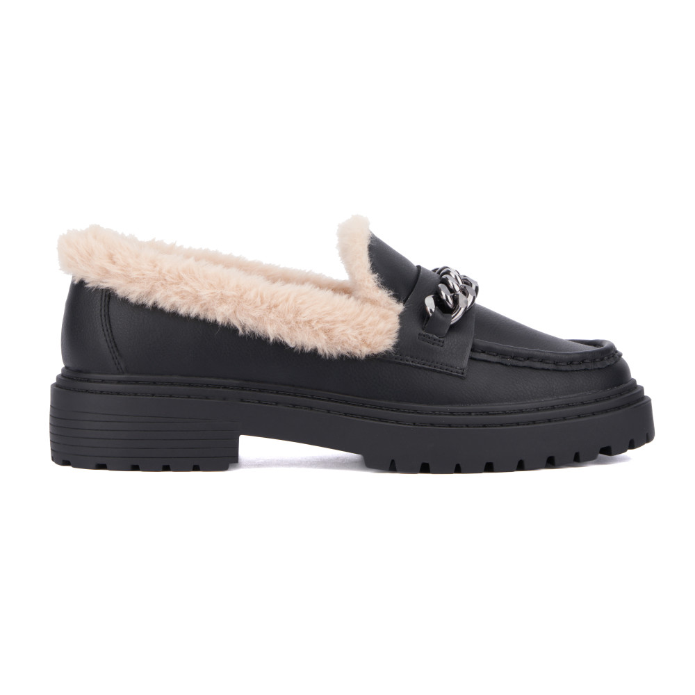 Women's Ida Loafer with faux fur - Wide width