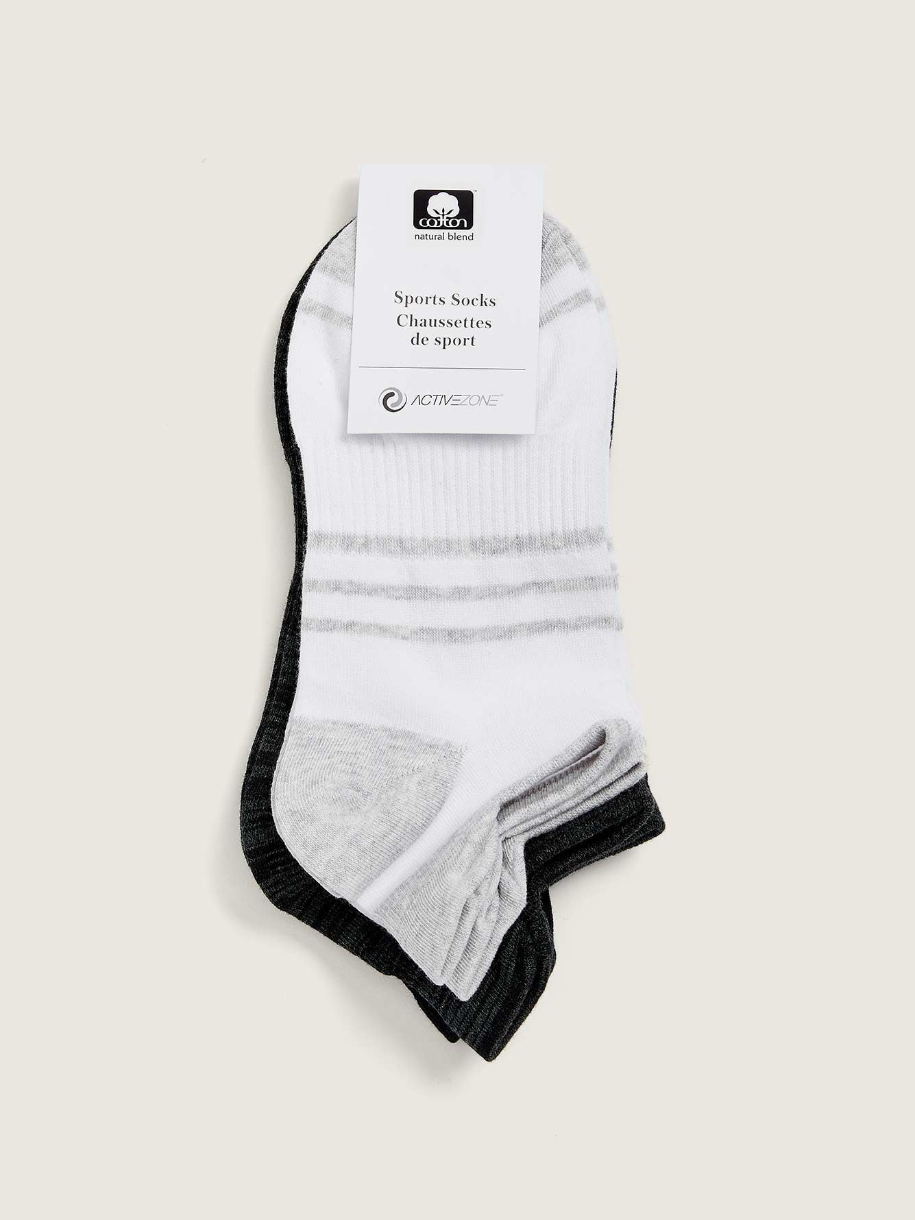 Thin Sport Socks, 3 Pairs - Active Zone