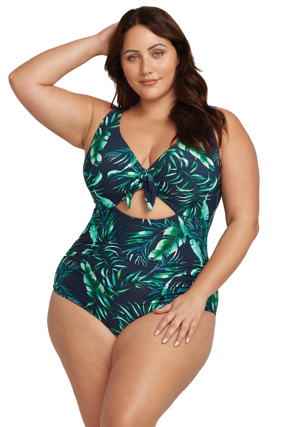 Artesands Palmspiration Cezanne D/dd Cup Underwire One Piece Swimsuit
