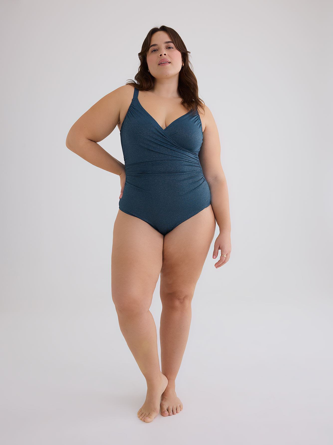 Wrap One-Piece Swimsuit