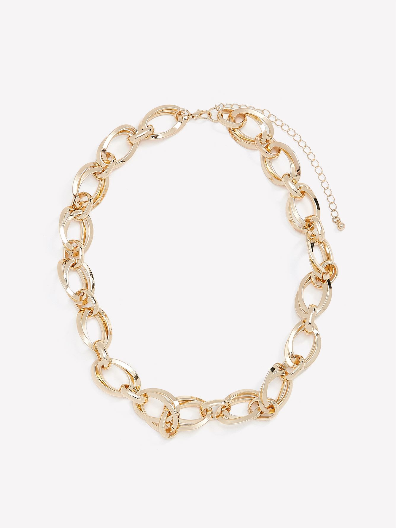 Short Chunky Golden Link Necklace