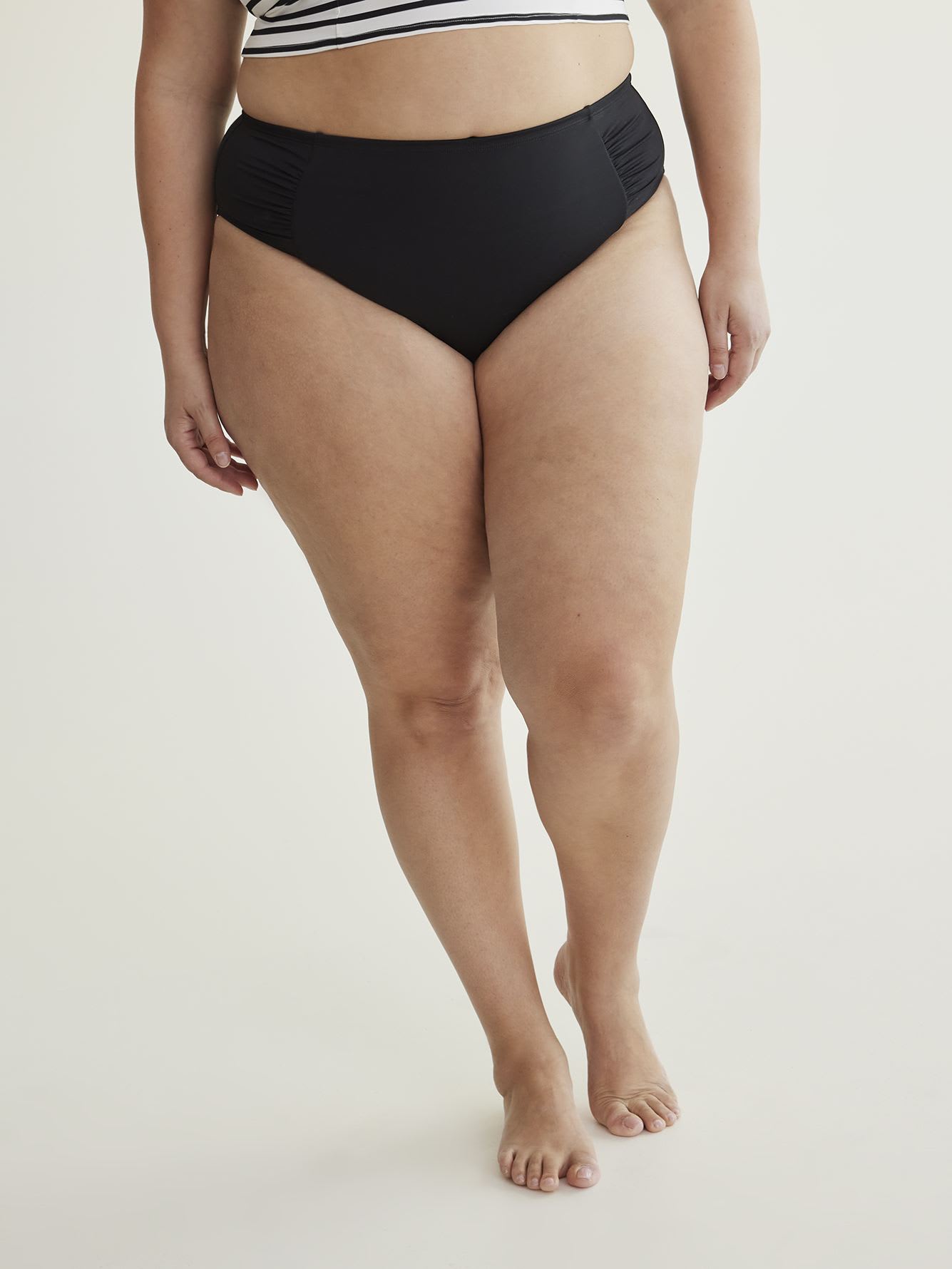 Black Hipster Swim Brief