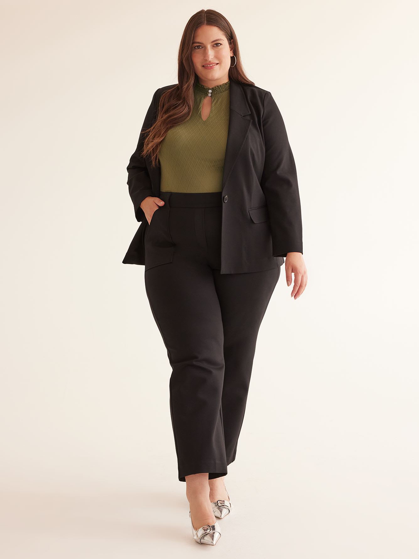 Essential Ponte de Roma Wide-Leg Pant