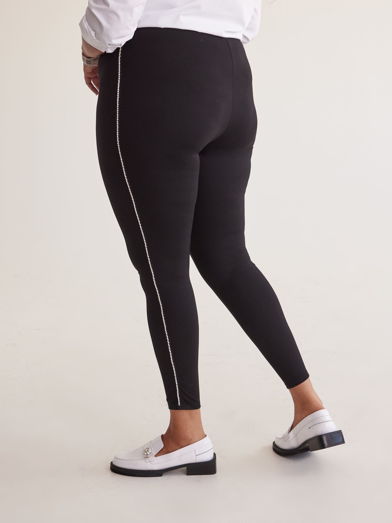 Black Ponte de Roma Fashion Legging - PENN. Essentials