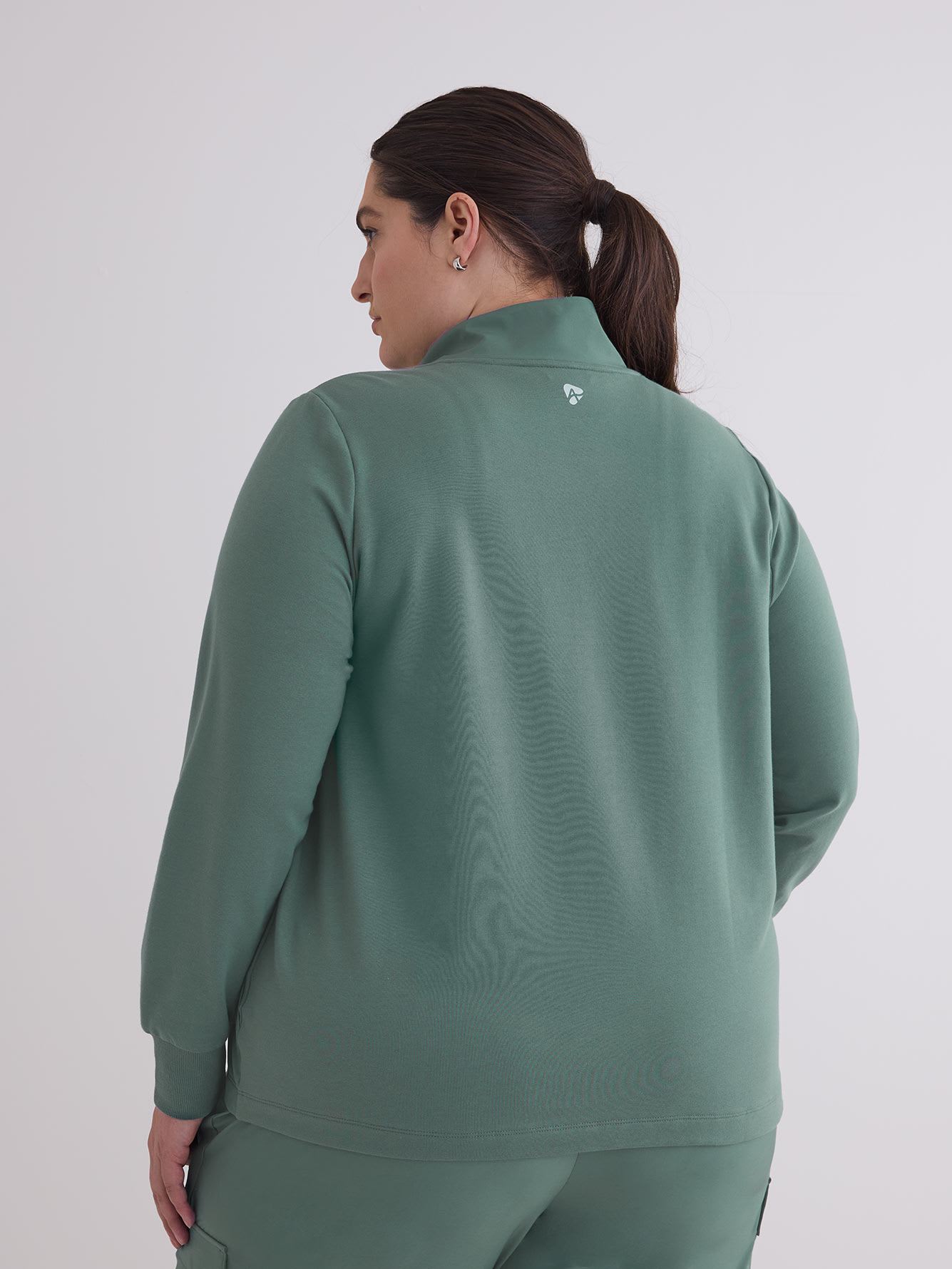 Mock-Neck Zipped Jacket - Active Zone