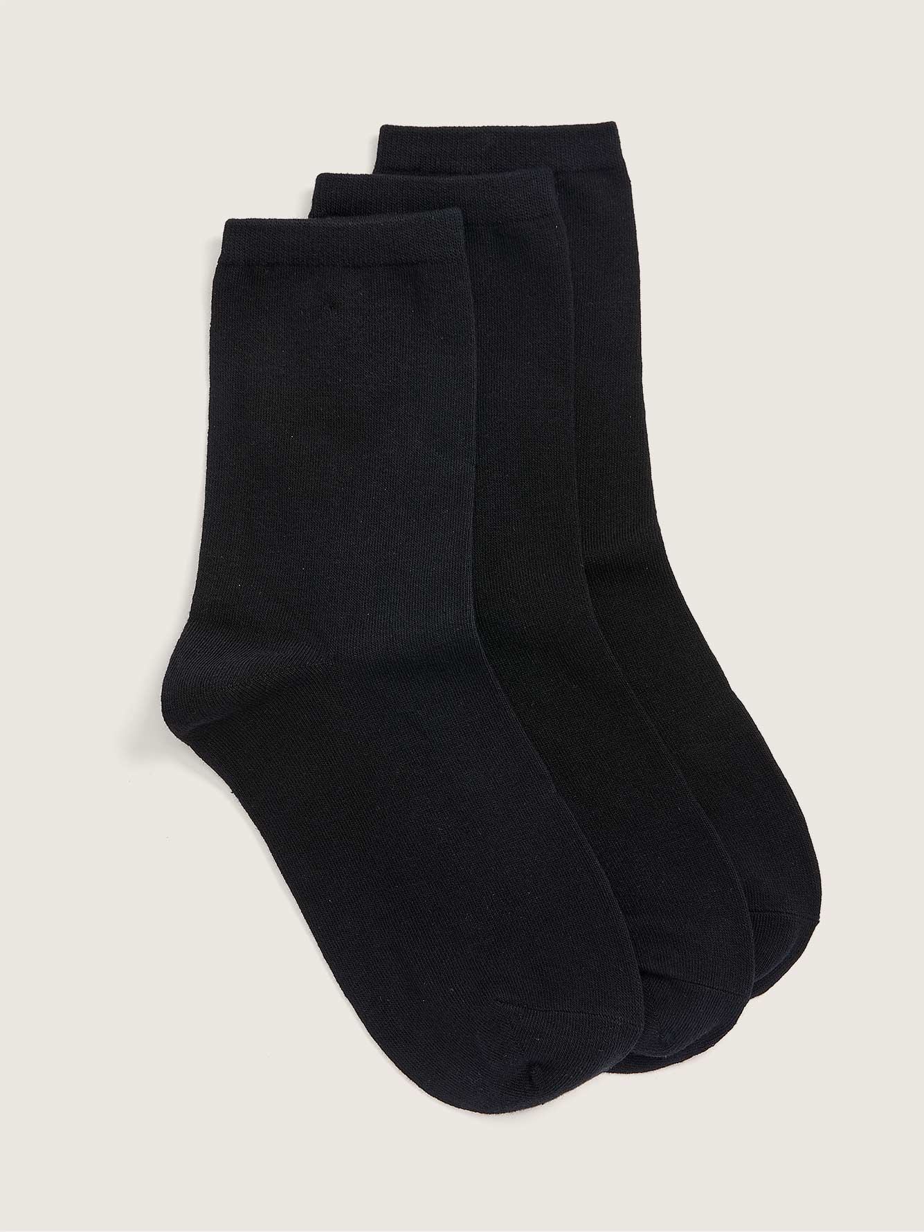3-Pack Basic Cotton Socks