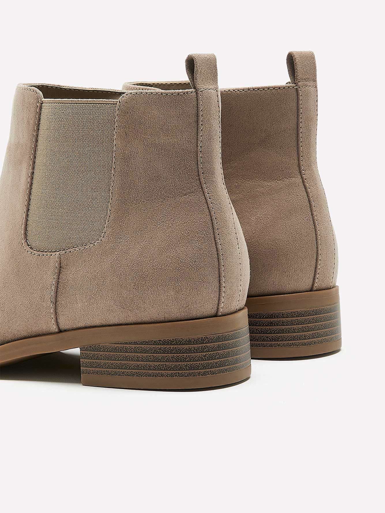 Extra Wide Width, Faux Suede Chelsea Bootie