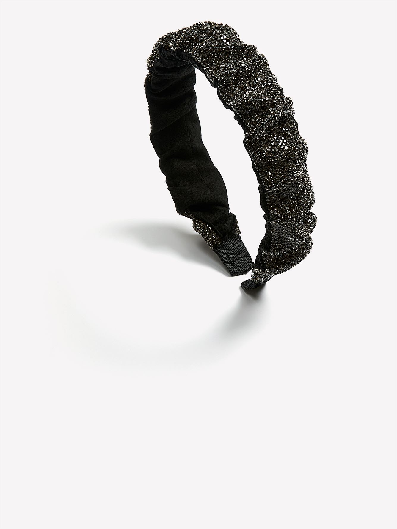 Fancy Glittery Ruched Headband