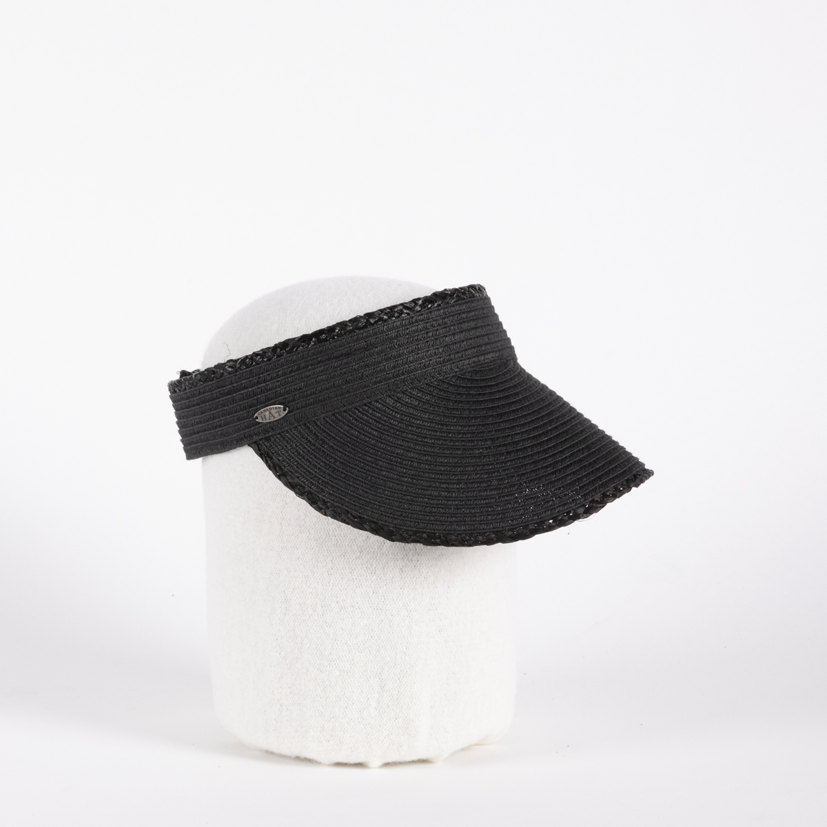 Canadian Hat 1918 - Vilia- Straw Visor With Raffia Touch