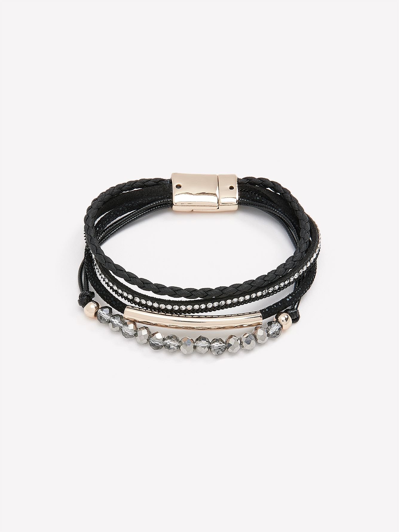 Beaded Bracelet with Magnetic Closure