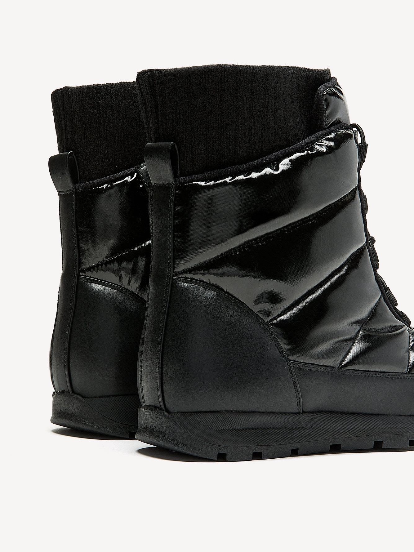 Extra Wide Width, Winter Puffer Booties with Sock Insert