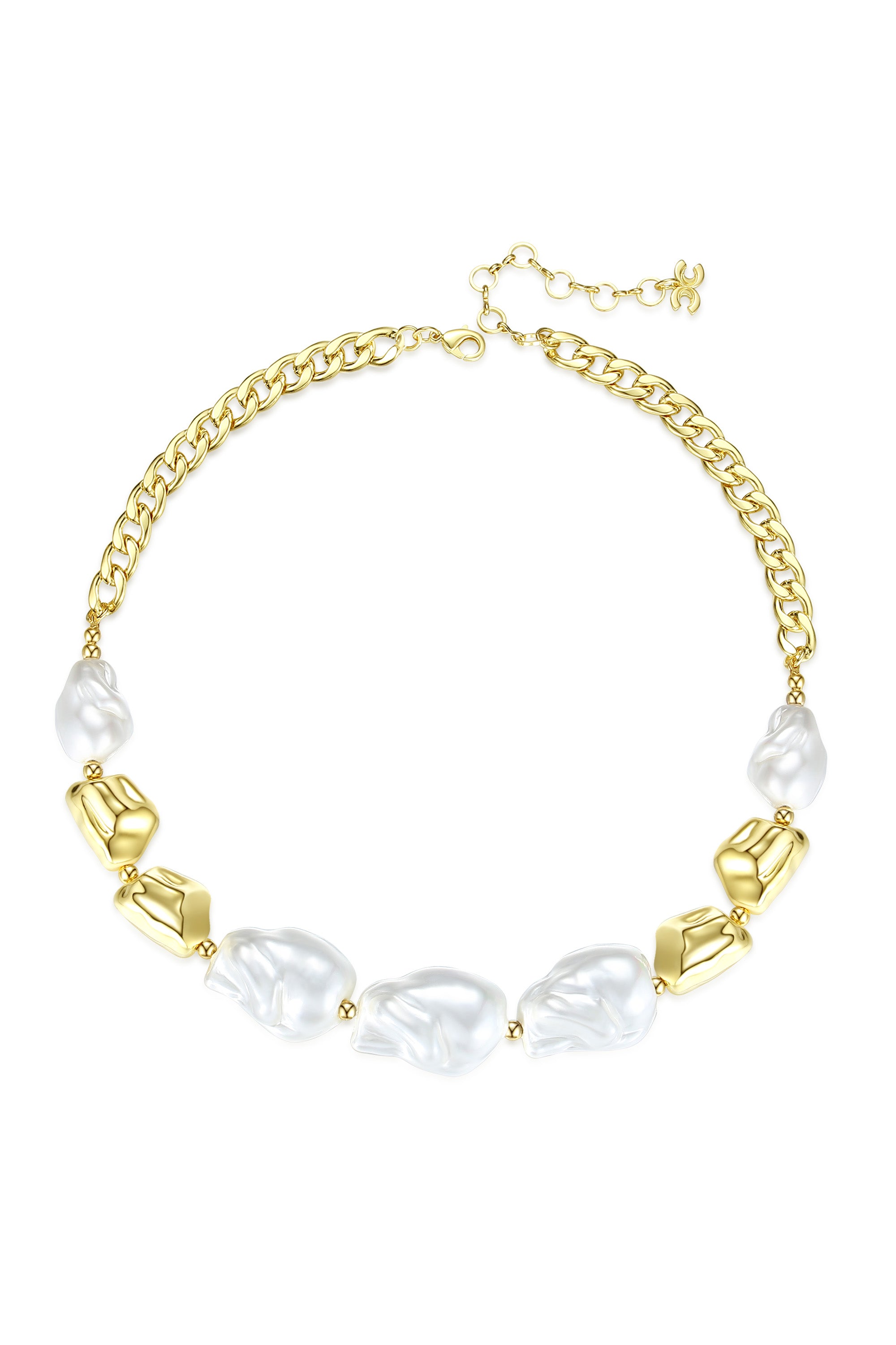Classicharms-Large Baroque Pearl Statement Necklace