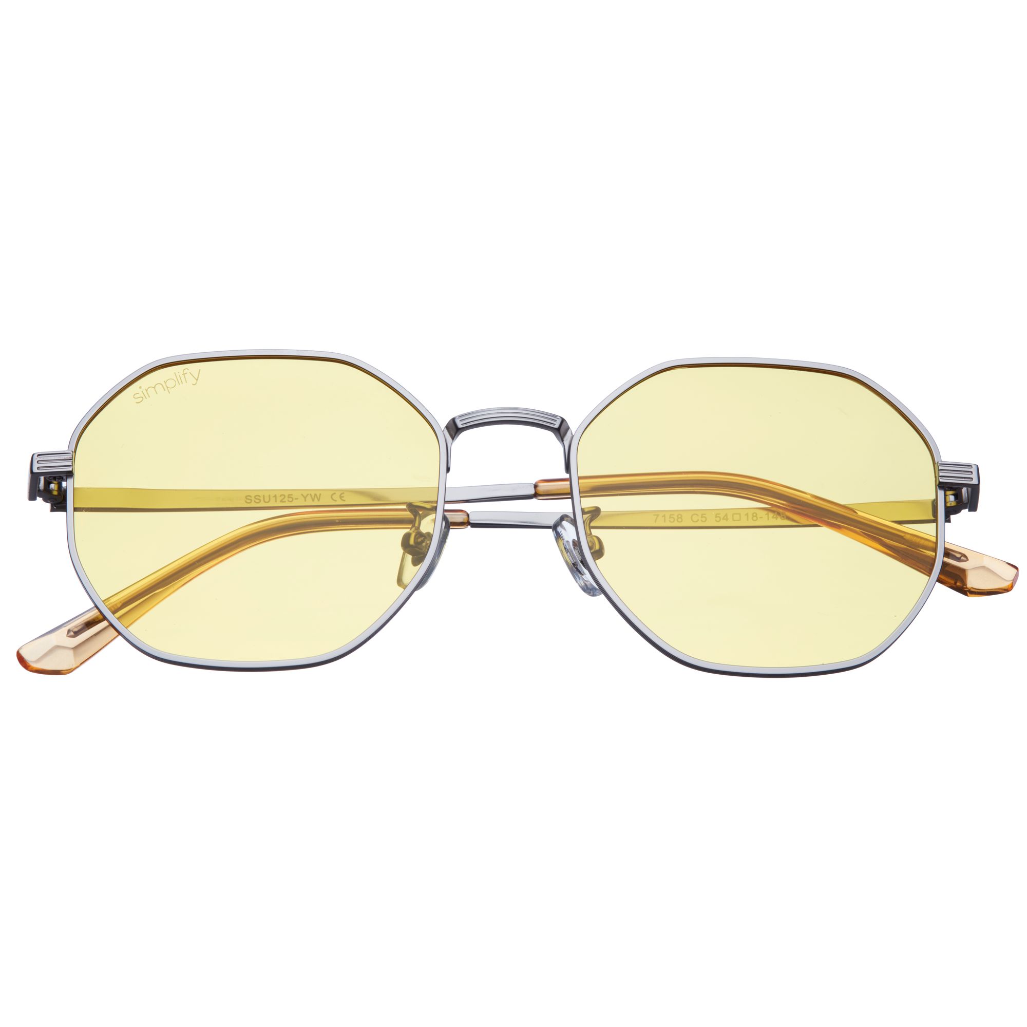 Simplify - Ezra Polarized Sunglasses - Black/Red