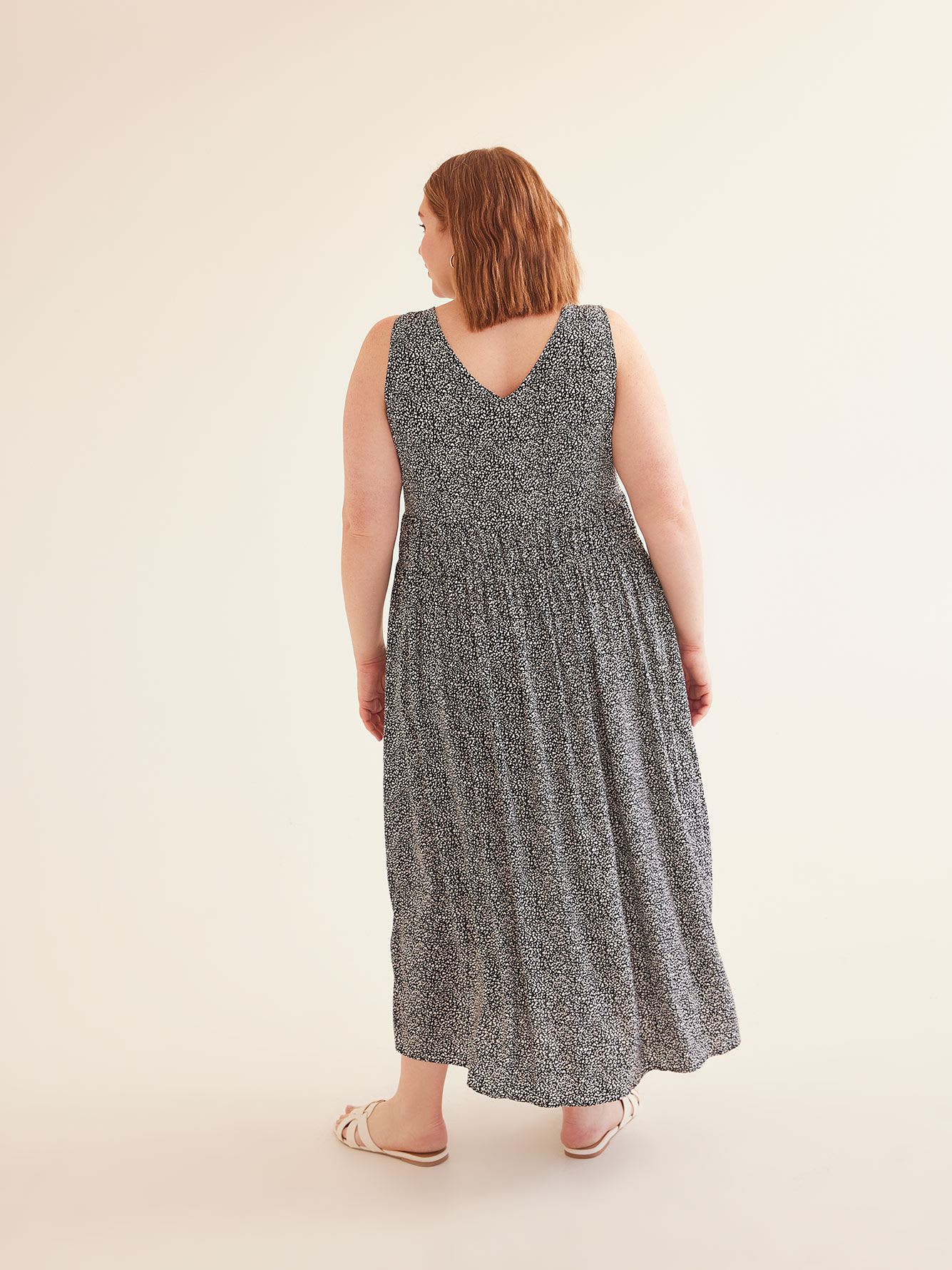 Responsible, Cheetah Sleeveless Maxi Dress