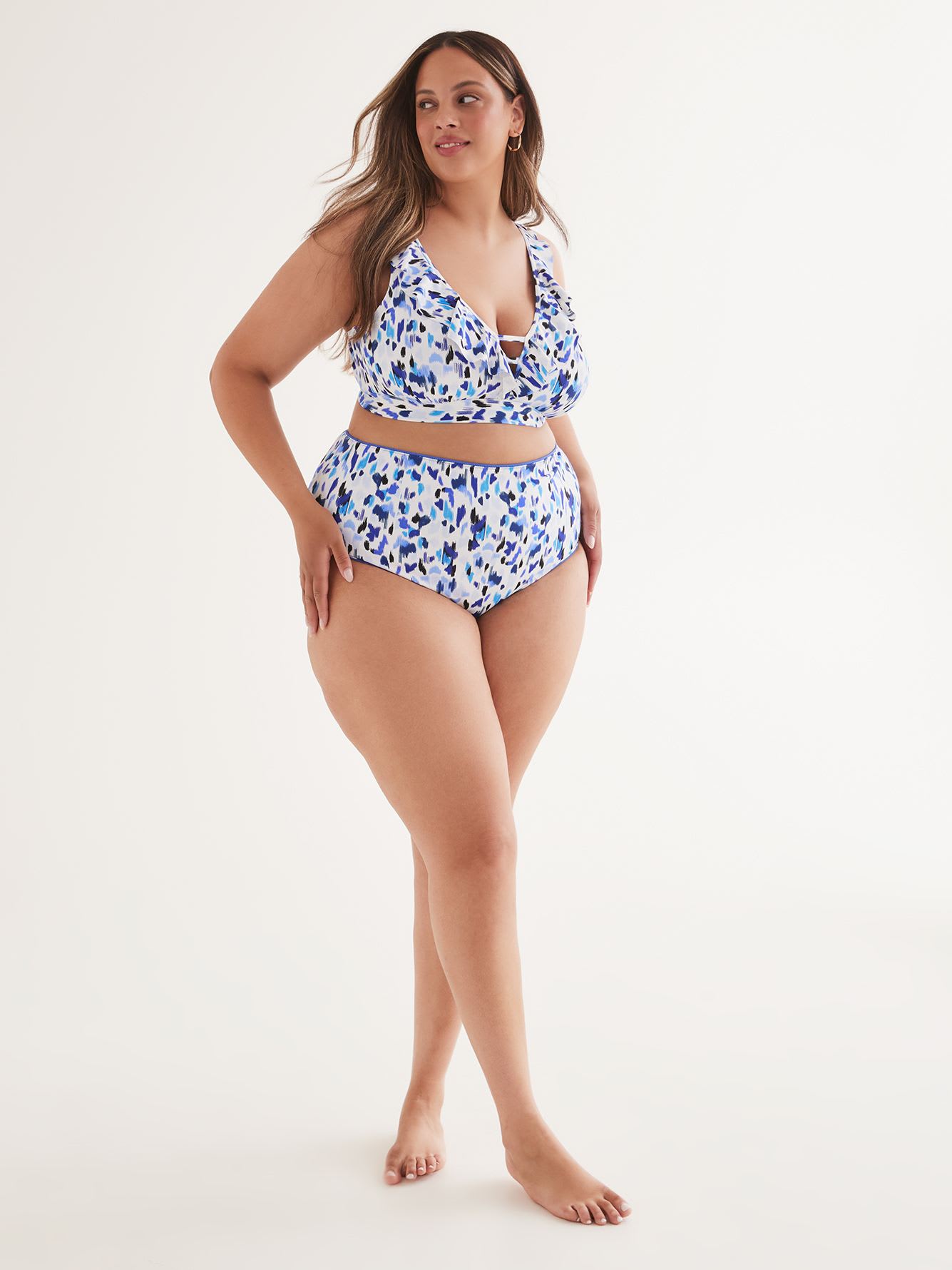 Reversible High-Waisted Swim Brief
