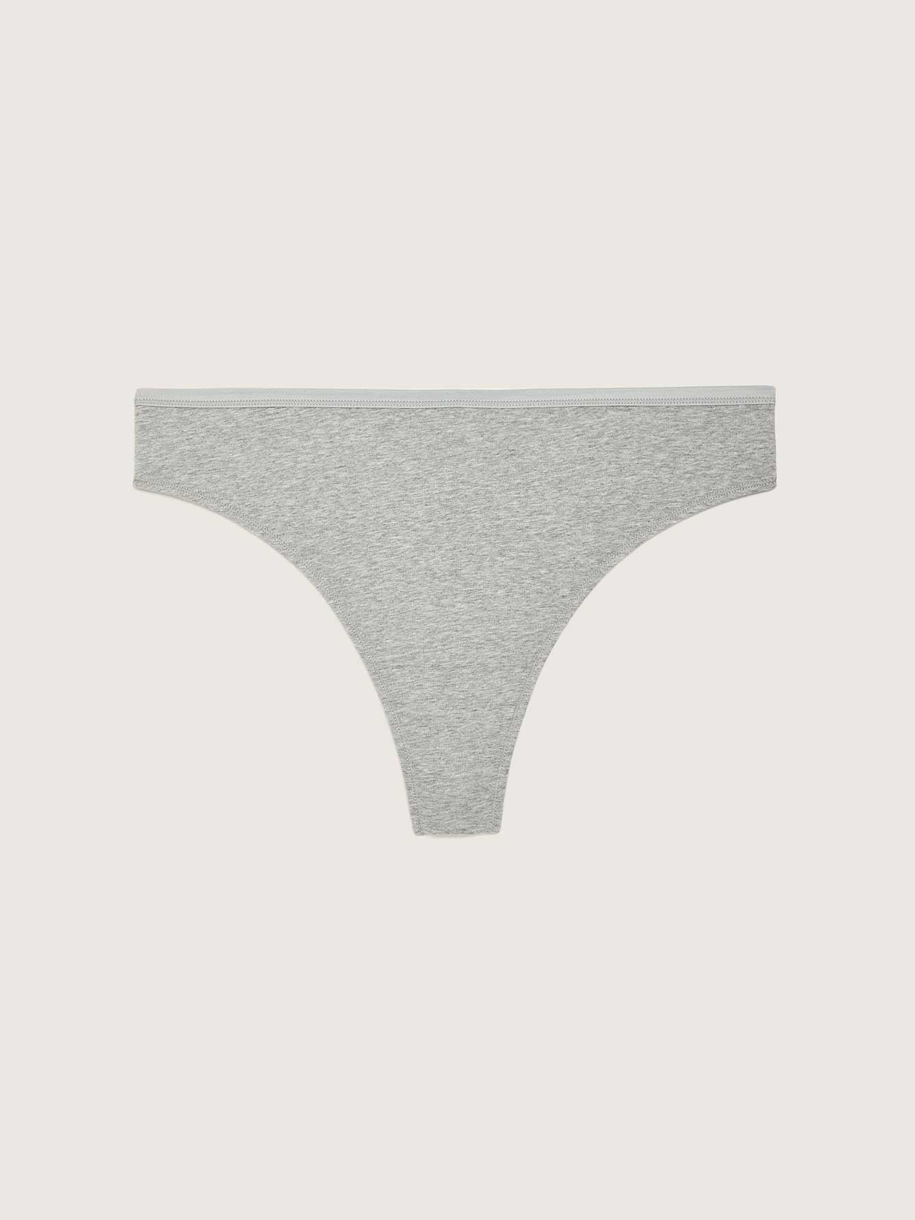 Heather Jersey Thong - tiVOGLIO