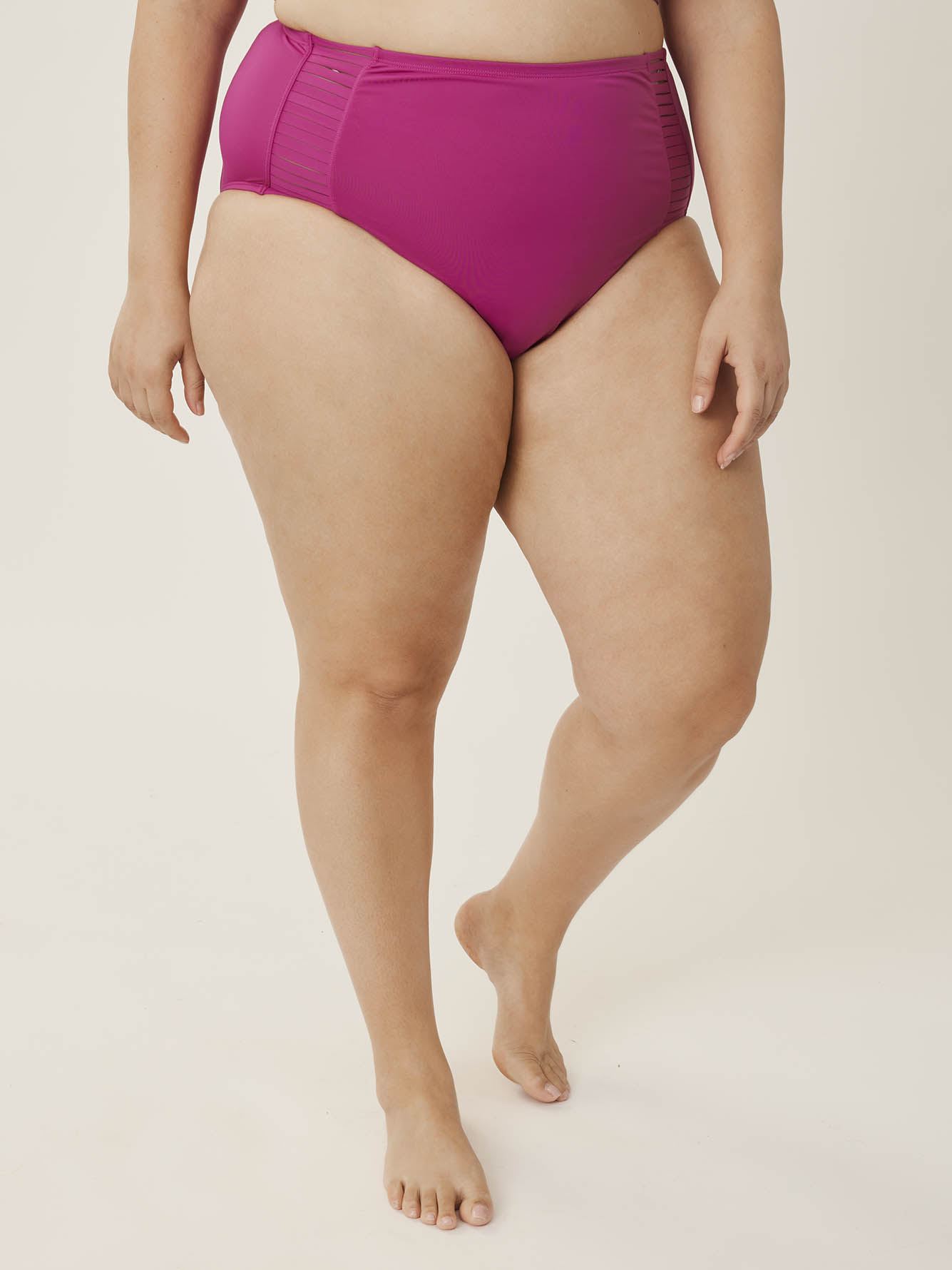 Solid Swim Brief with Shirring