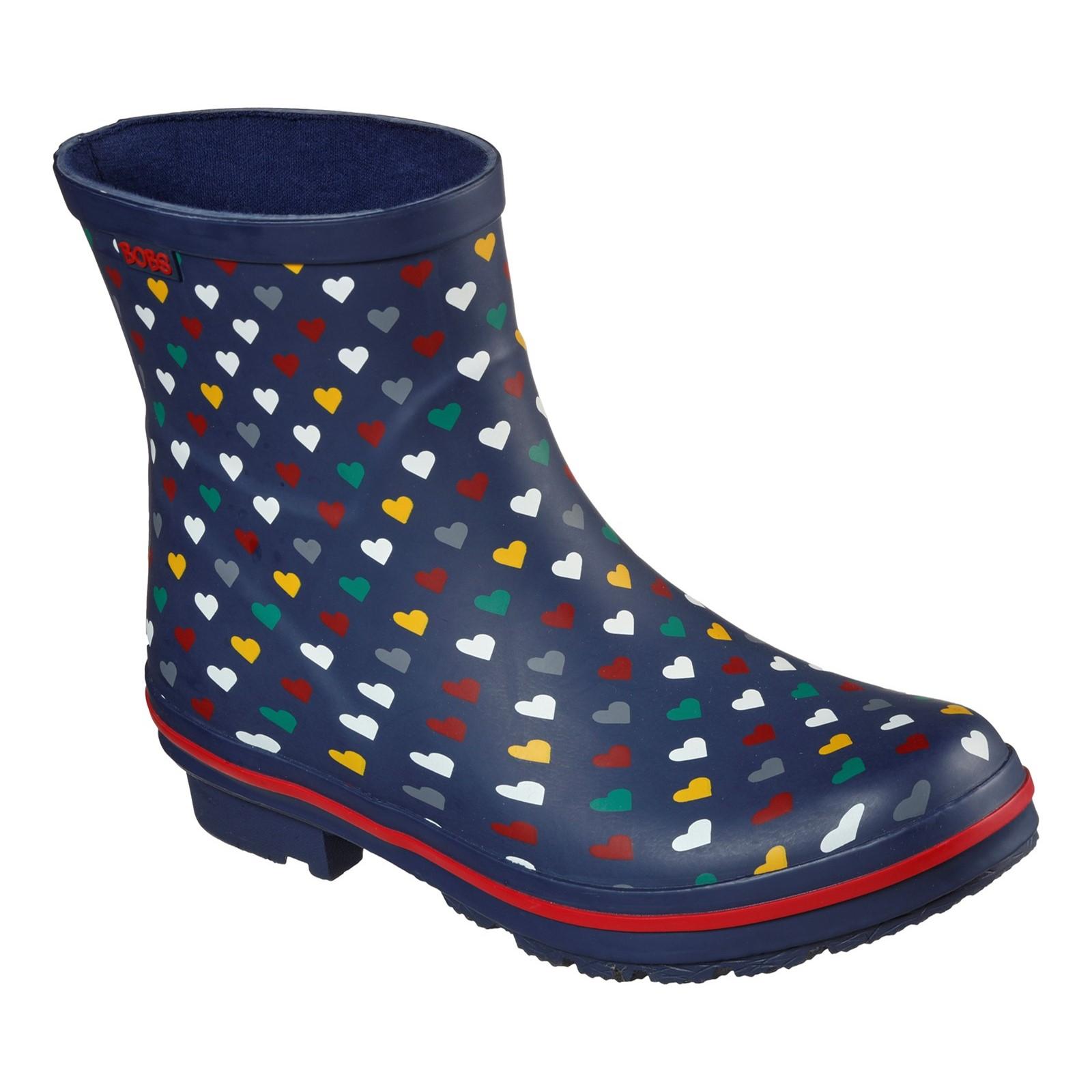 Skechers - Womens/Ladies Bobs Rain Check Love Splash Galoshes