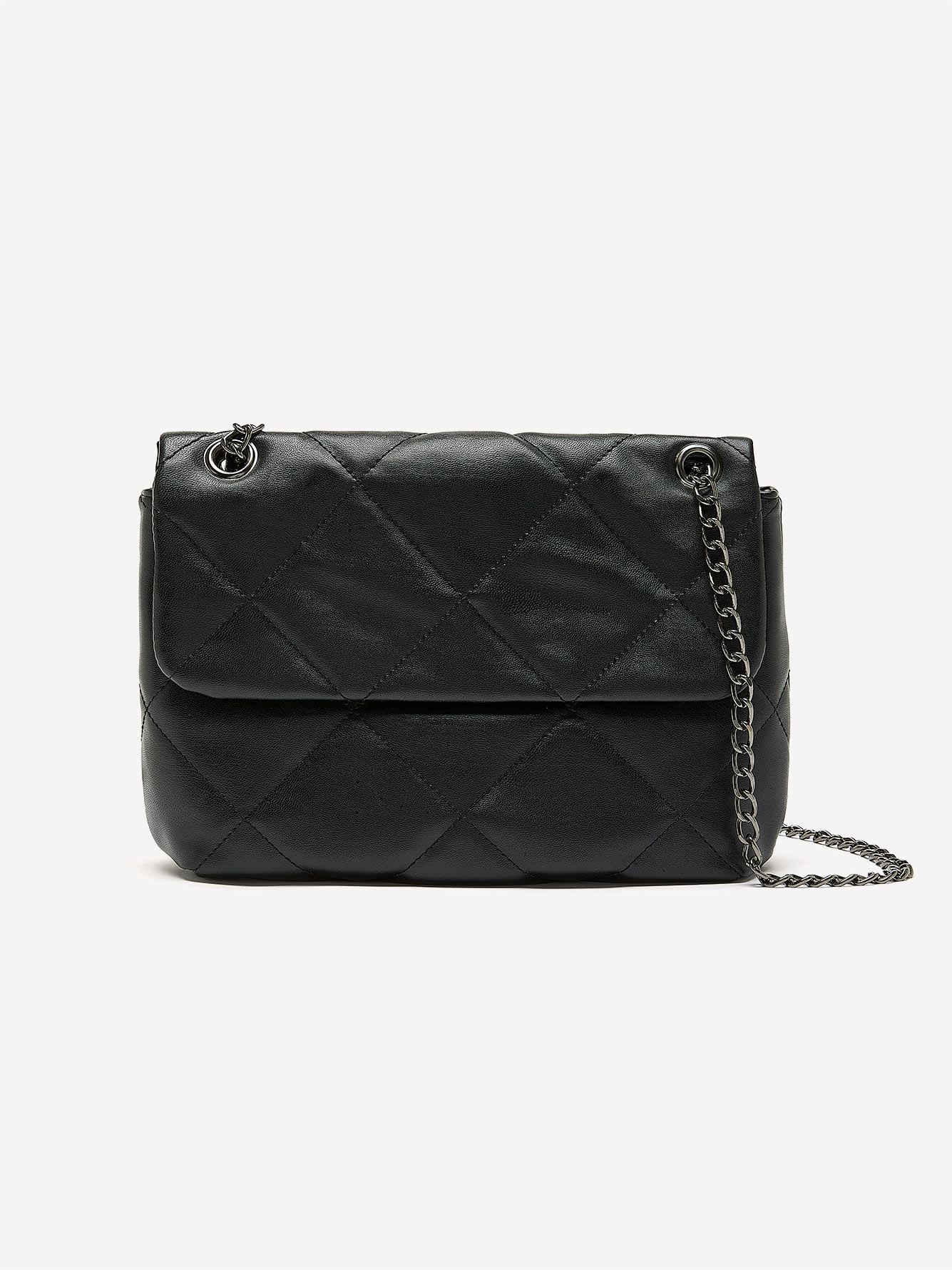Diamond Quilted Shoulder Bag - Addition Elle