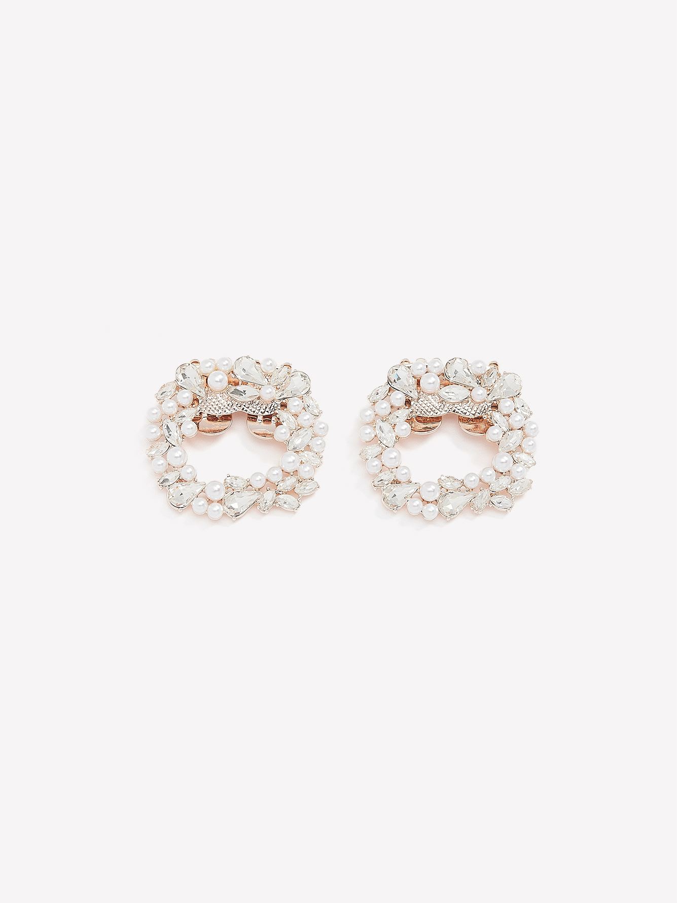 Rose Gold Shoe Clips, Set of 2