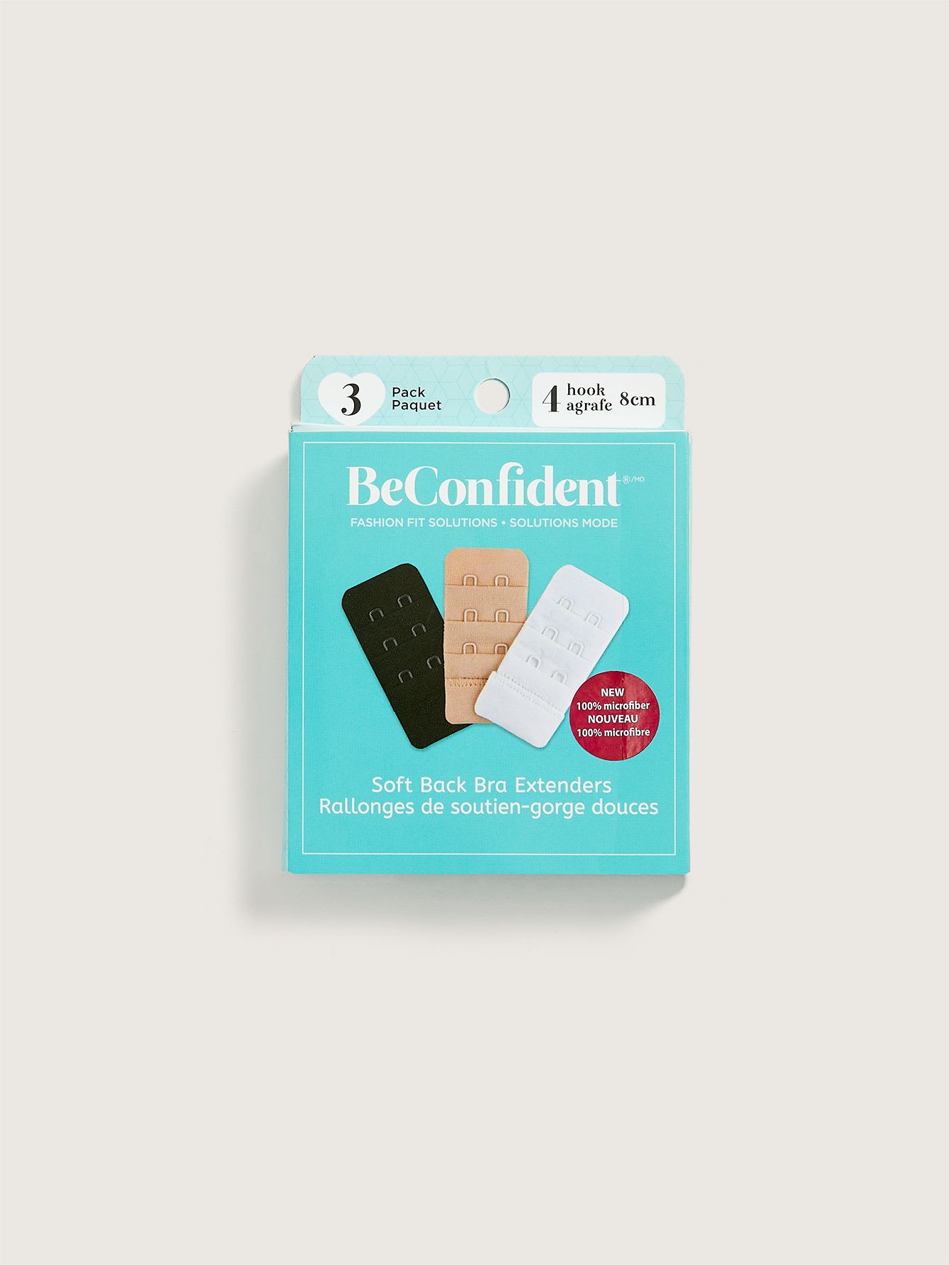4-Hook Bra Extenders, Pack of 3 - BeConfident