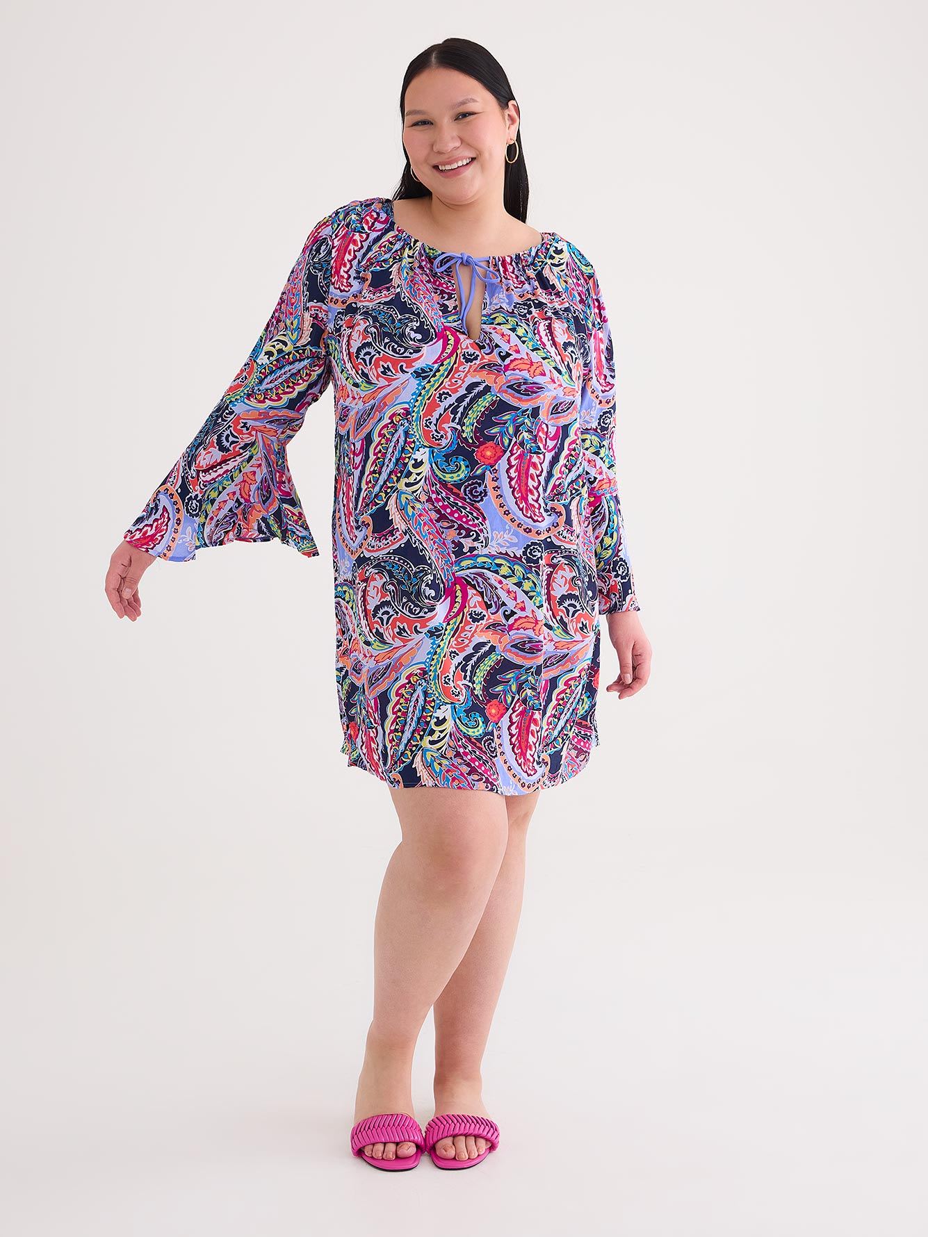 Bell Sleeve Cover-Up Swim Tunic - Anne Cole