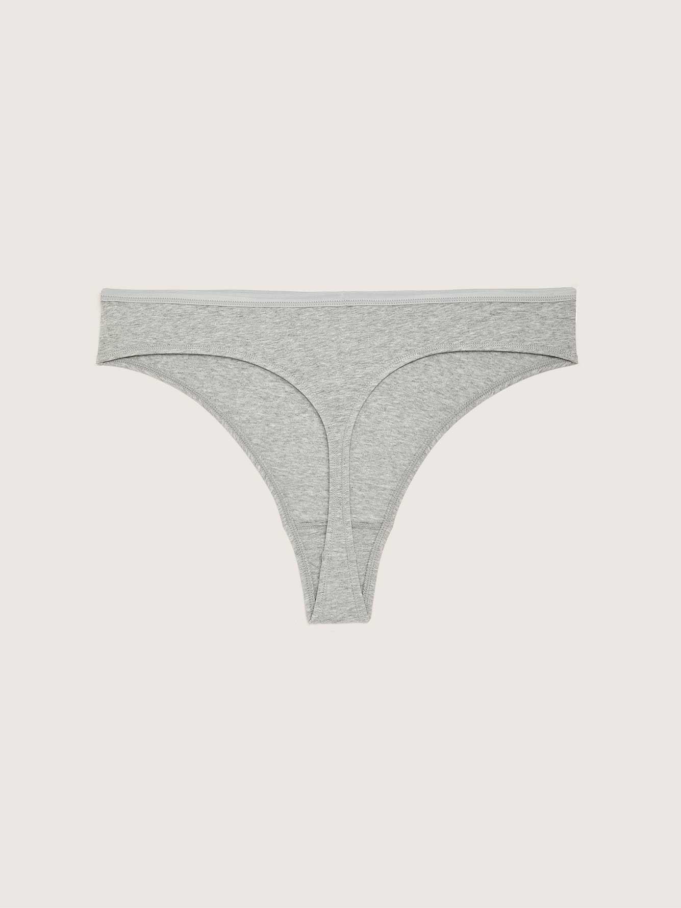 Heather Jersey Thong - tiVOGLIO