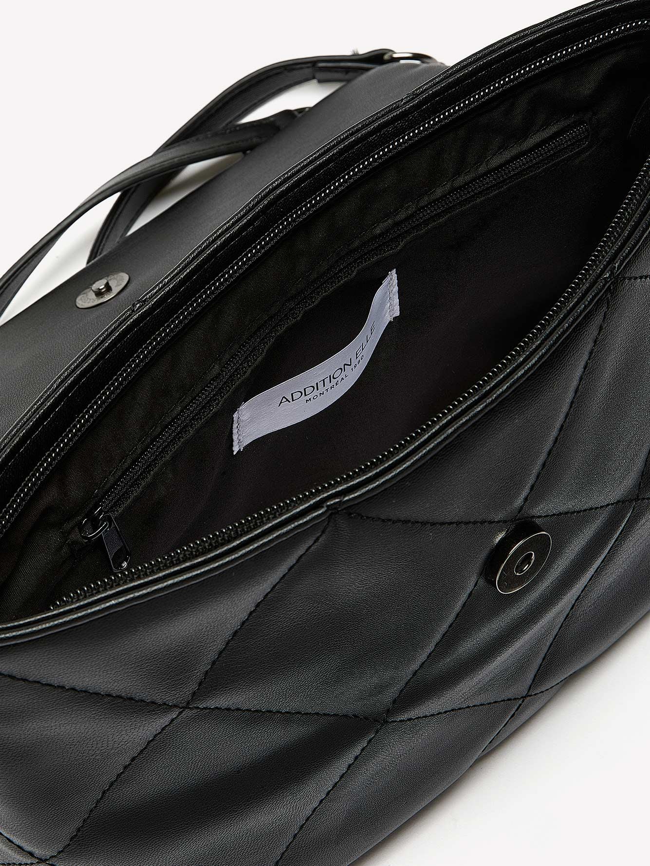 Diamond Quilted Shoulder Bag - Addition Elle