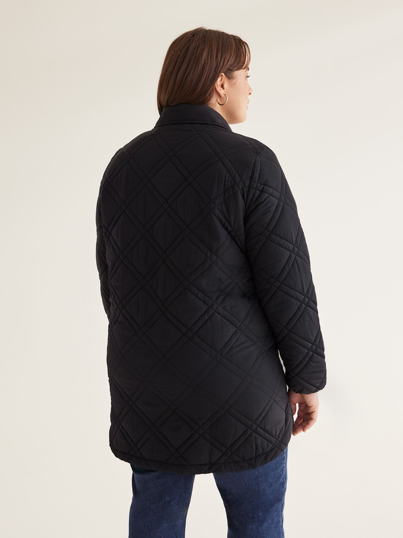 Responsible, Quilted High-Low Jacket
