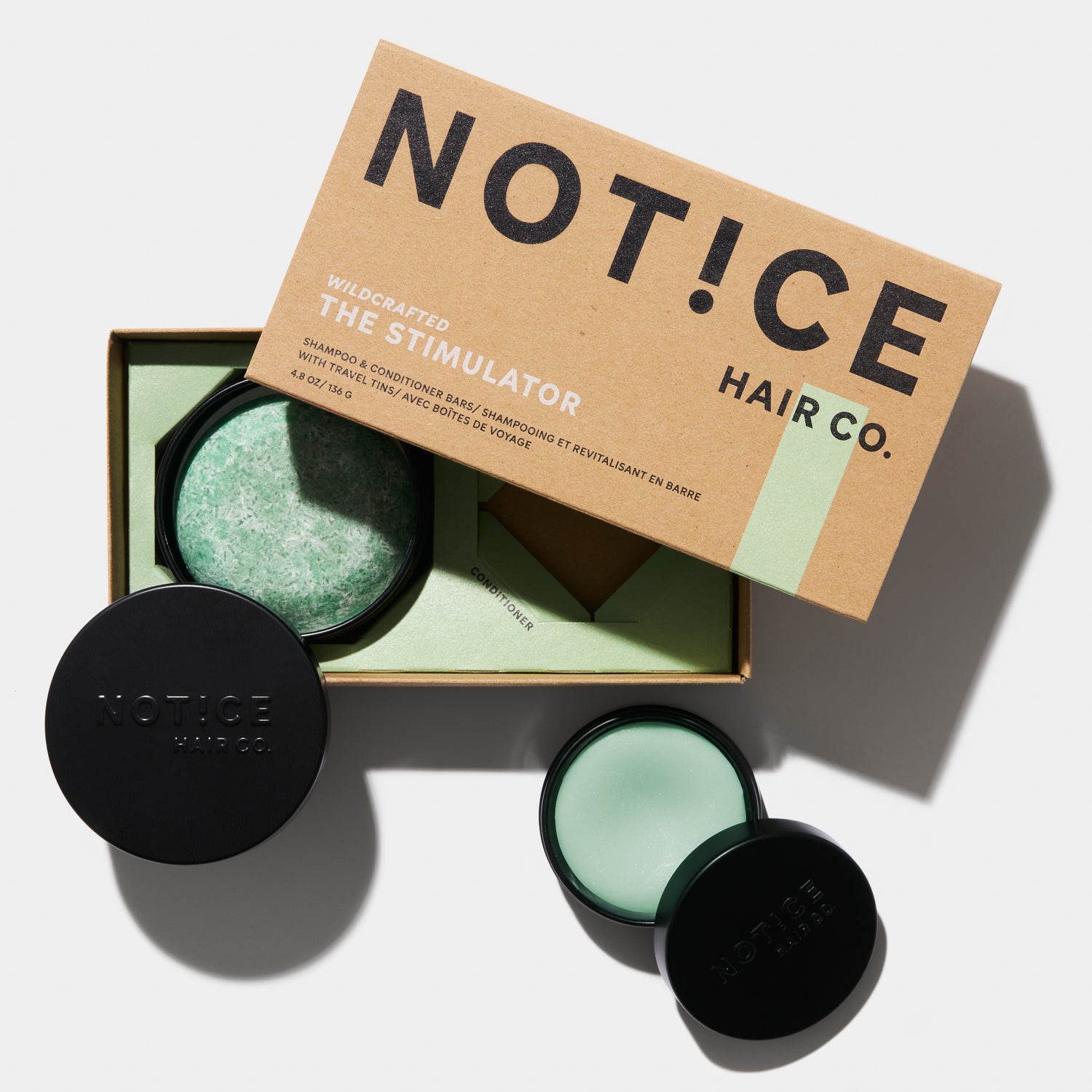 The Stimulator Shampoo & Conditioner Bar Travel Set