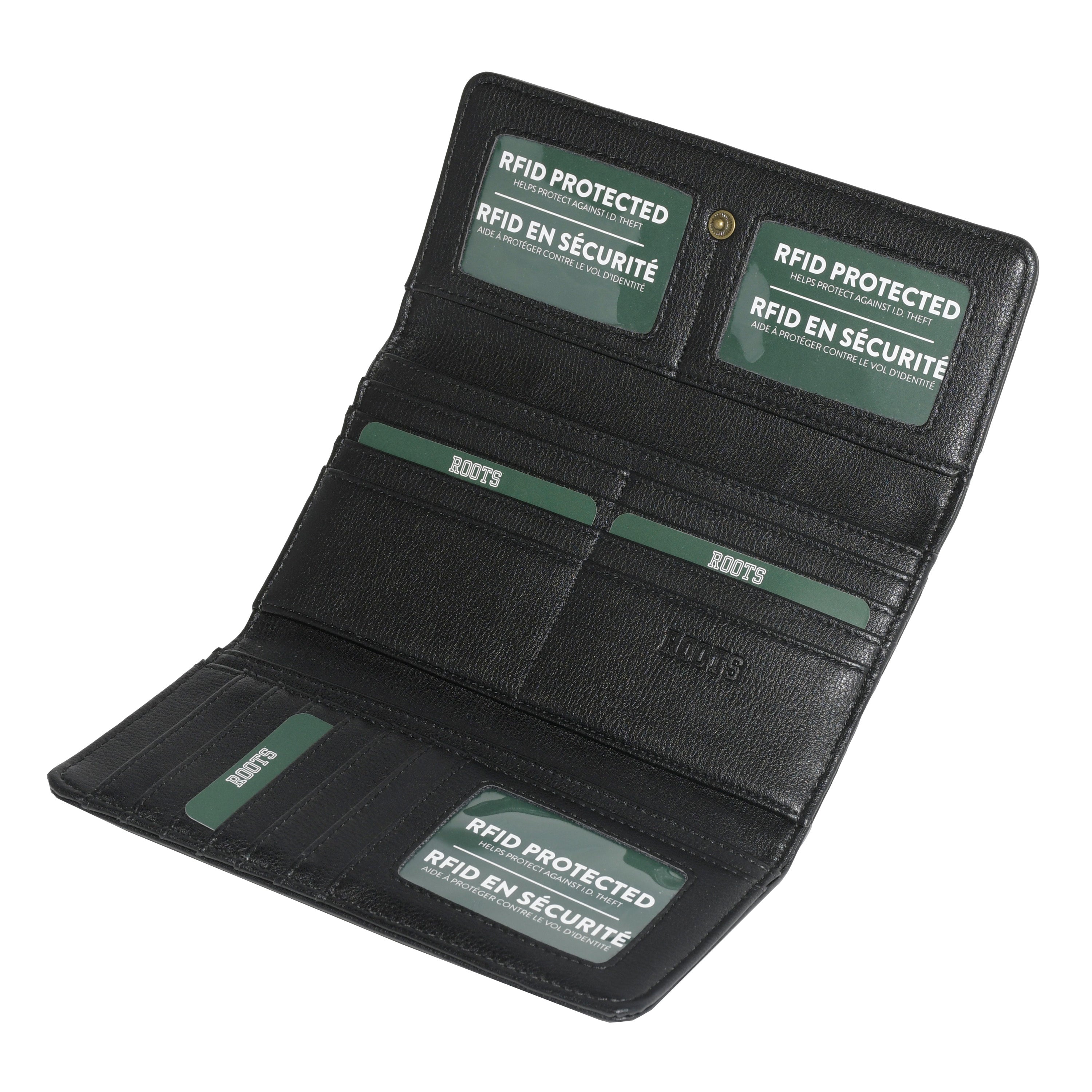 Roots Ladies Slim Clutch Wallet