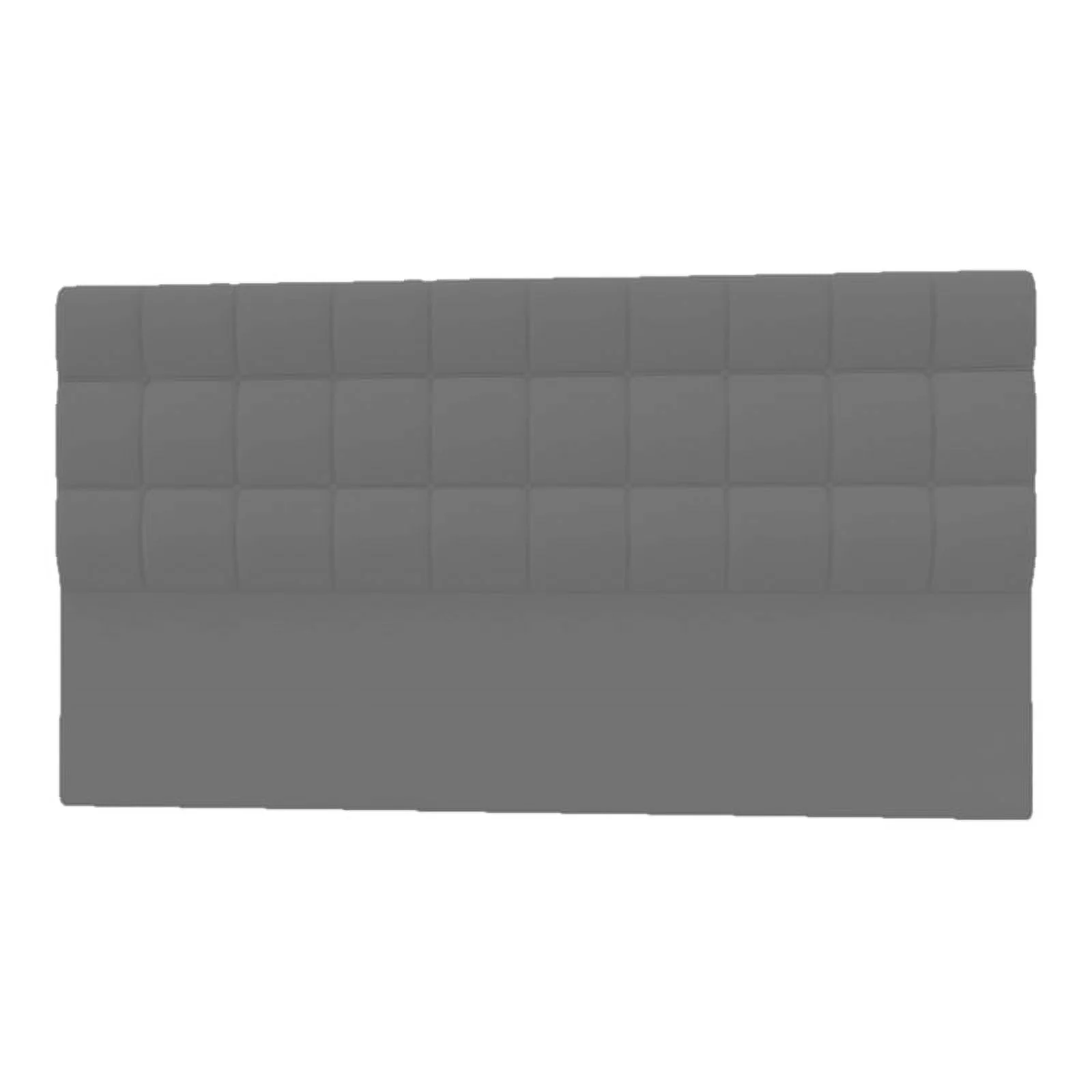 Yatas Bedding Verona Contemporary Wood & Fabric Queen Size Headboard in Black