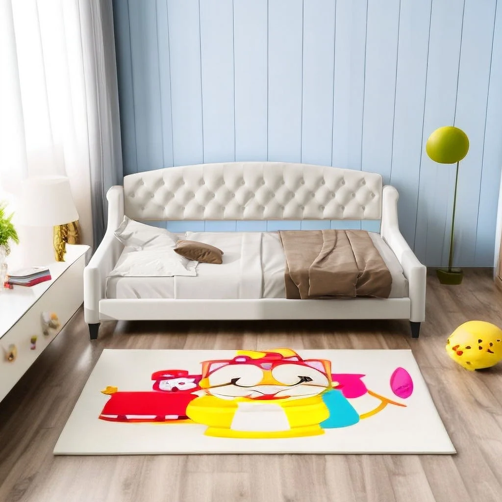 Full Size Daybed, Modern Luxury Tufted Button Upholstered Full Daybed Sofa Bed for Bedroom Living Room, Daybed Frame Full Size