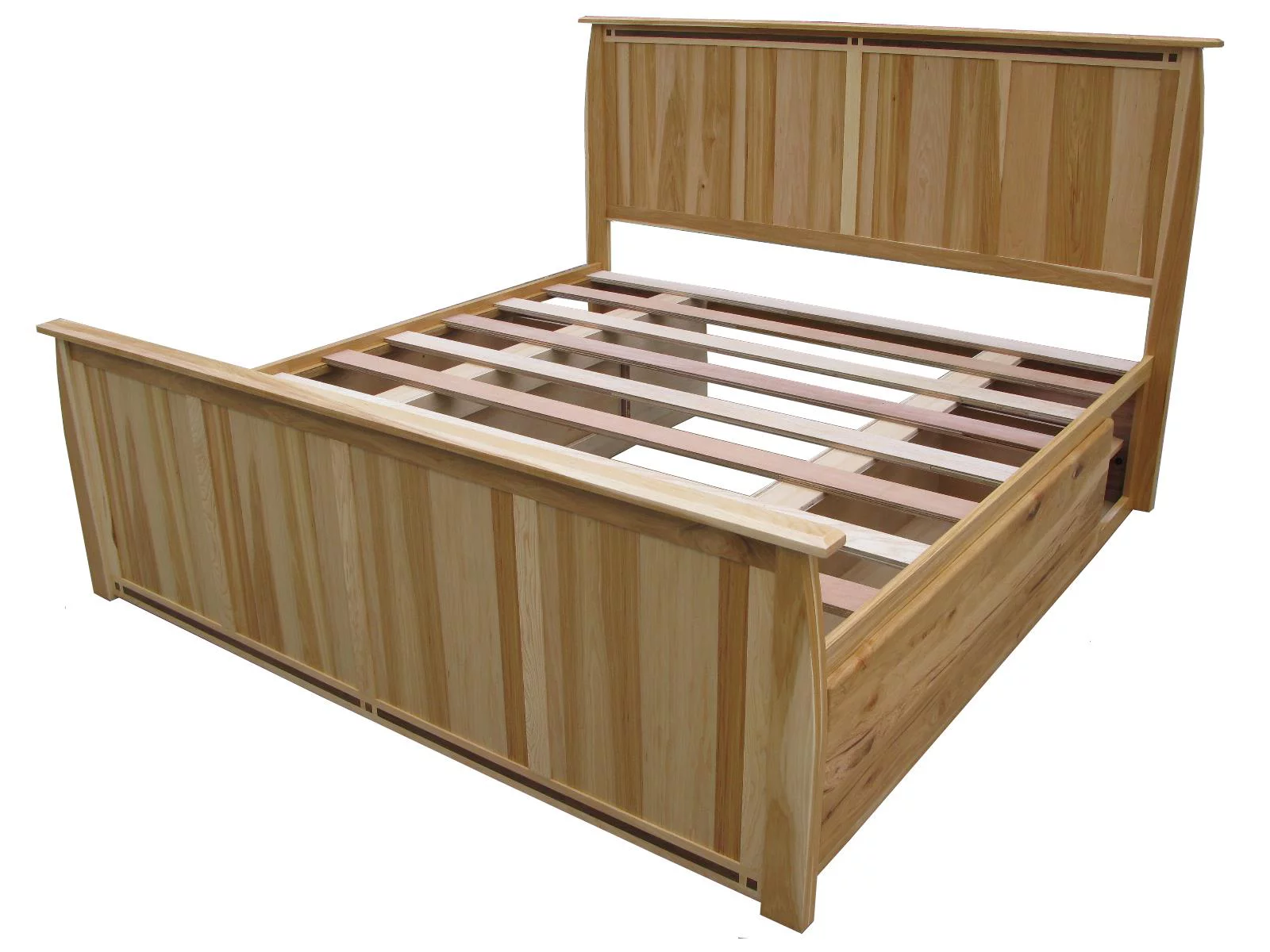 A-America Adamstown King Storage Bed in Natural