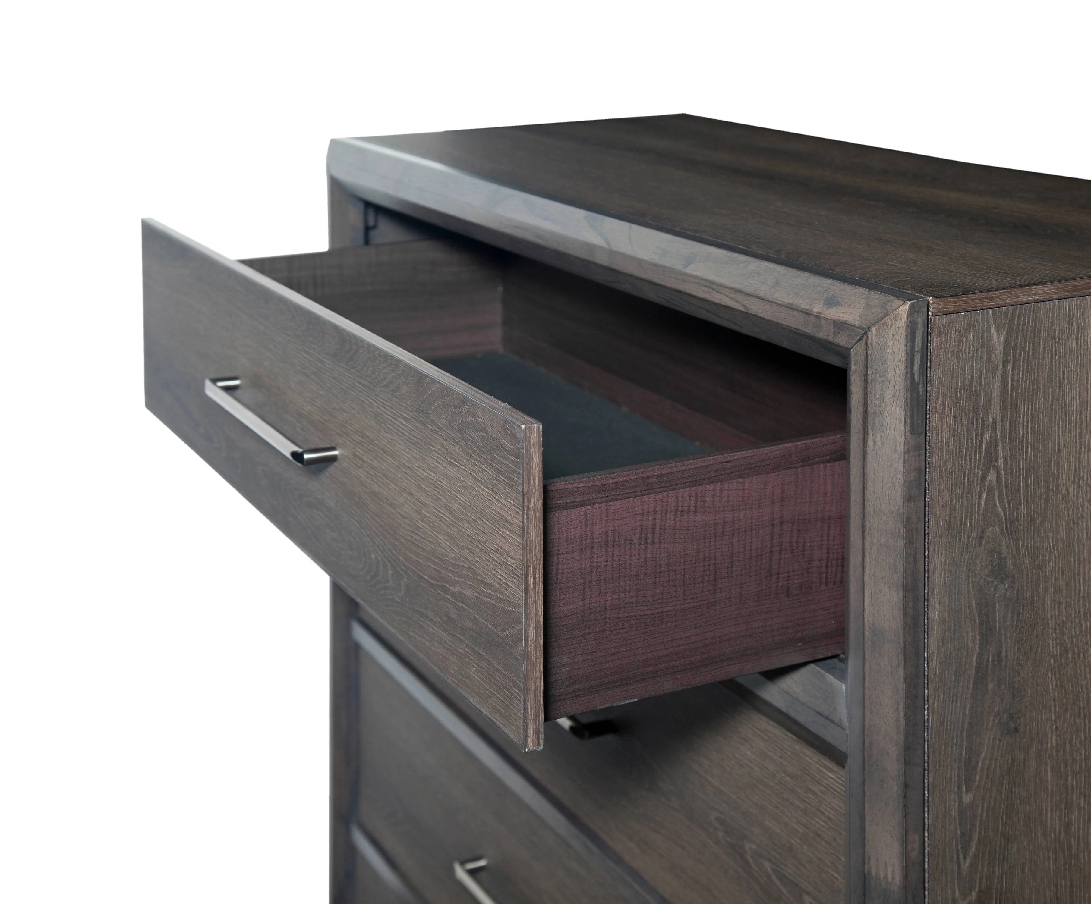 Elise Queen Upholstered Storage Bed In A Box in Gray