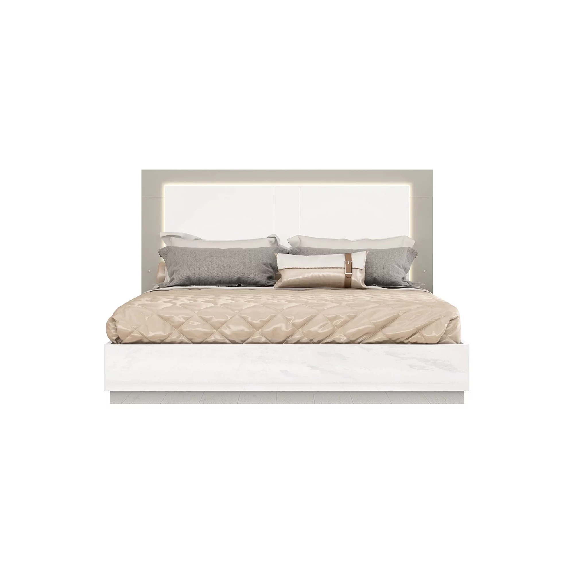 Whiteline Modern Living Daisy King Bed