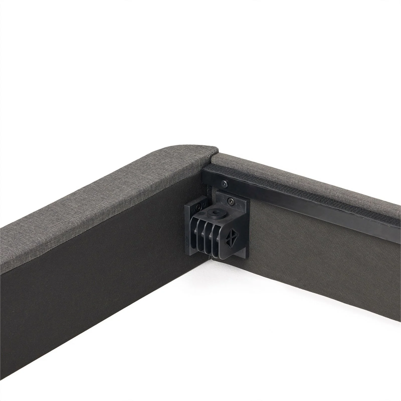 Noble House Box Foundation - Twin -  Gray and Black