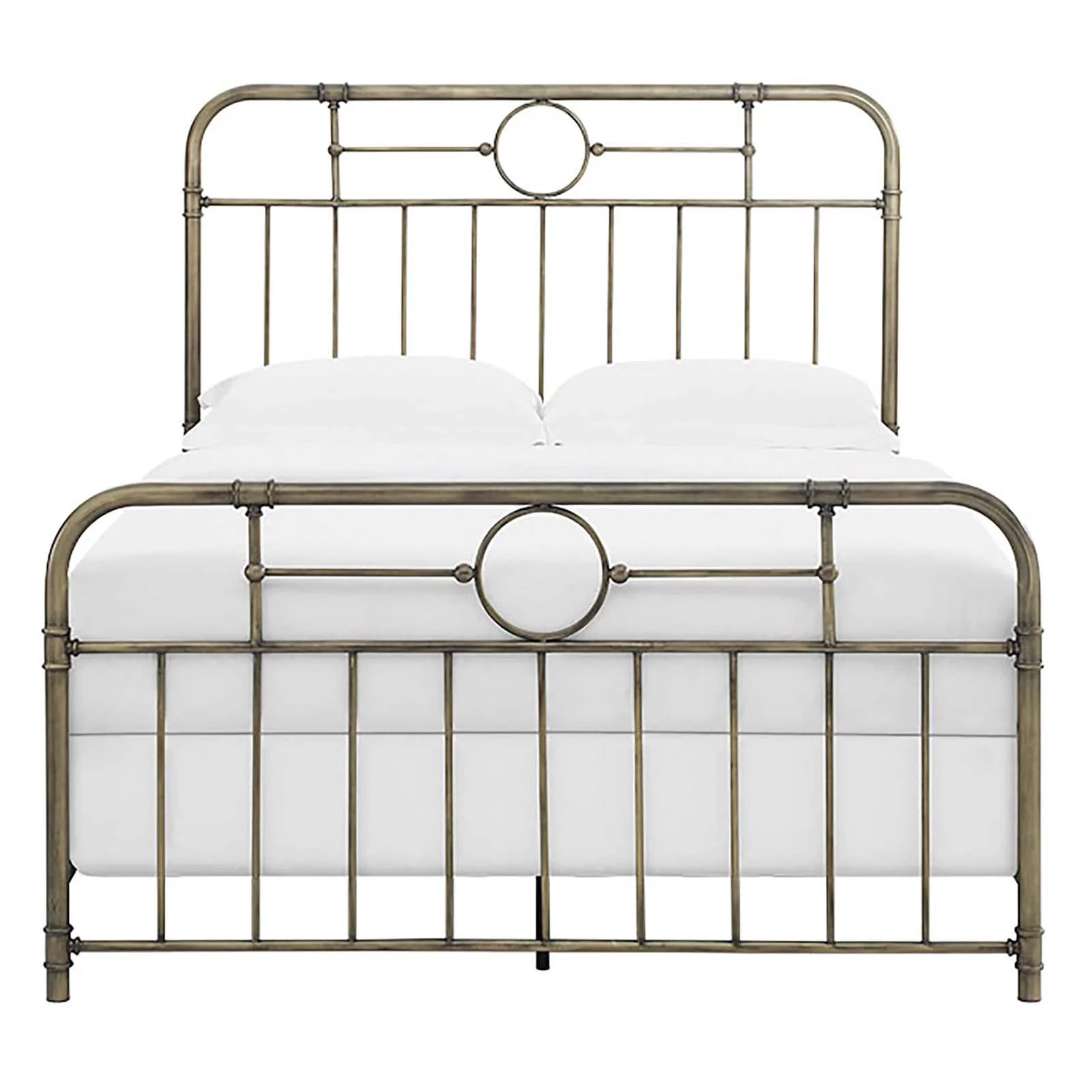 HumbleNest Countryside Classic Metal Textured Standard Bed, Queen, Bronze