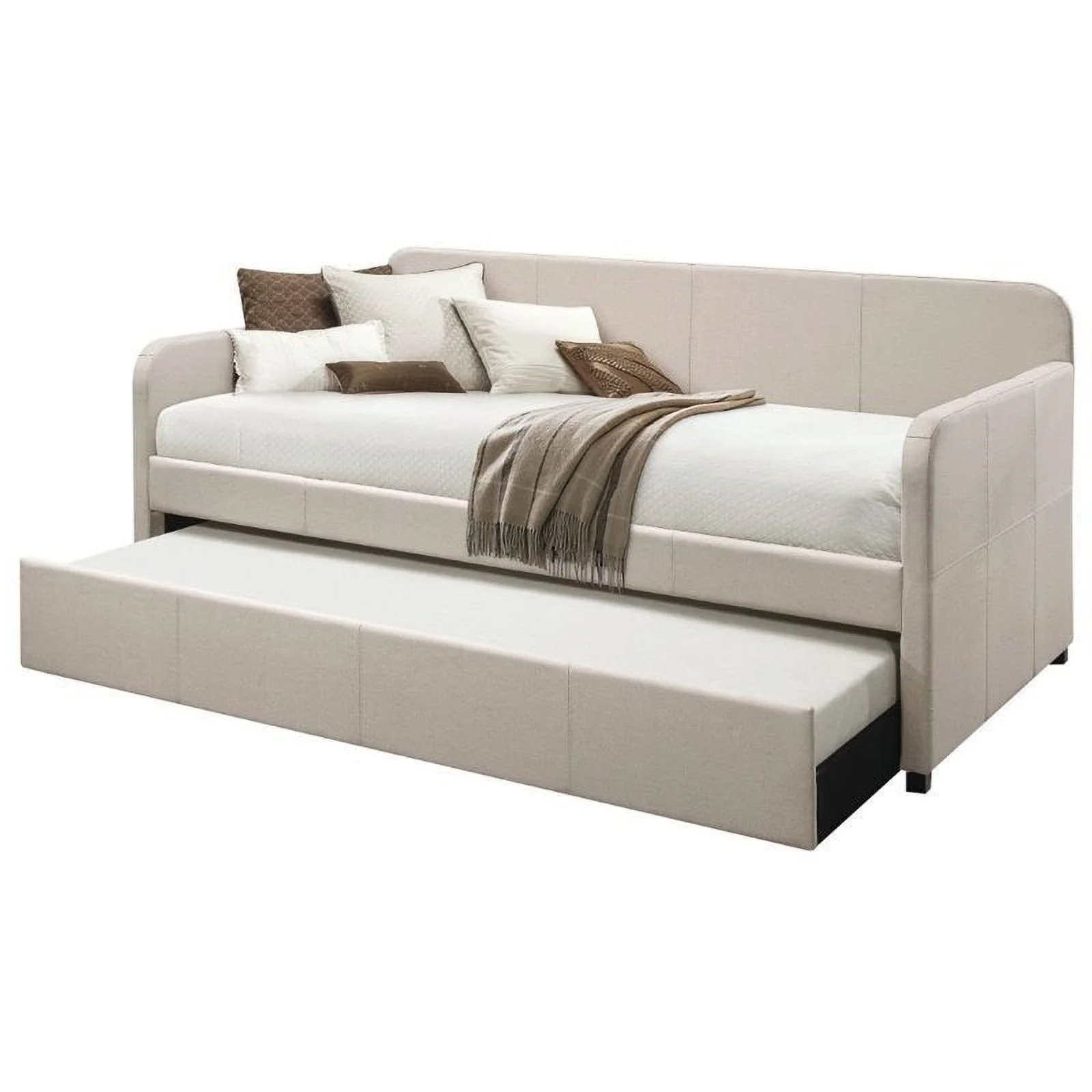 Jagger Twin Size Daybed with Trundle - Beige